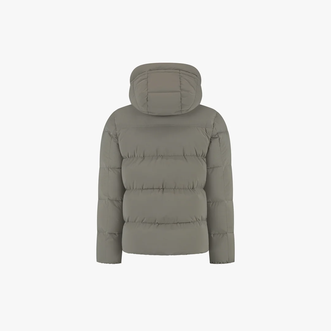 CROYEZ DOWN PUFFER JACKET | BROWN - Image 2