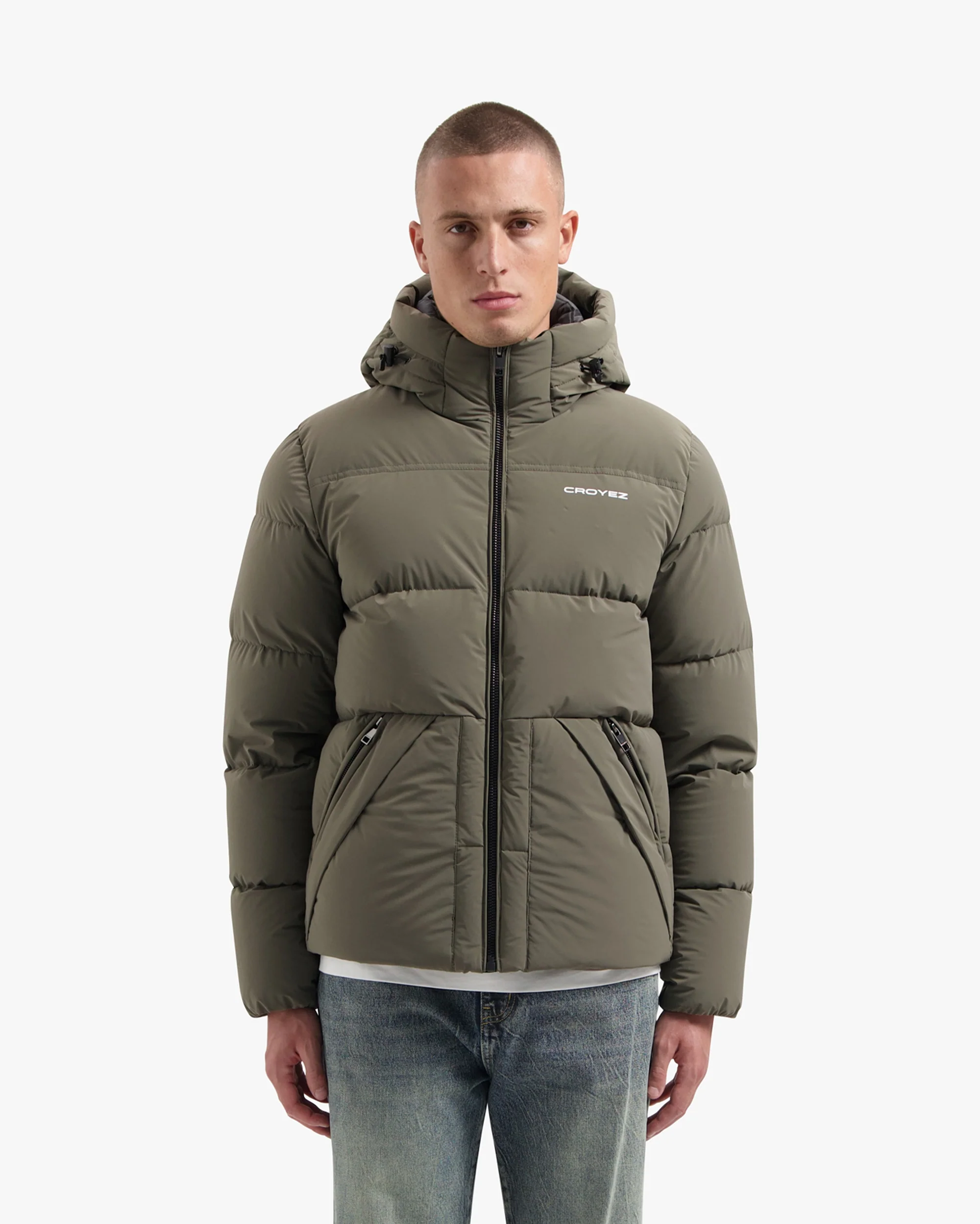 CROYEZ DOWN PUFFER JACKET | BROWN - Image 3