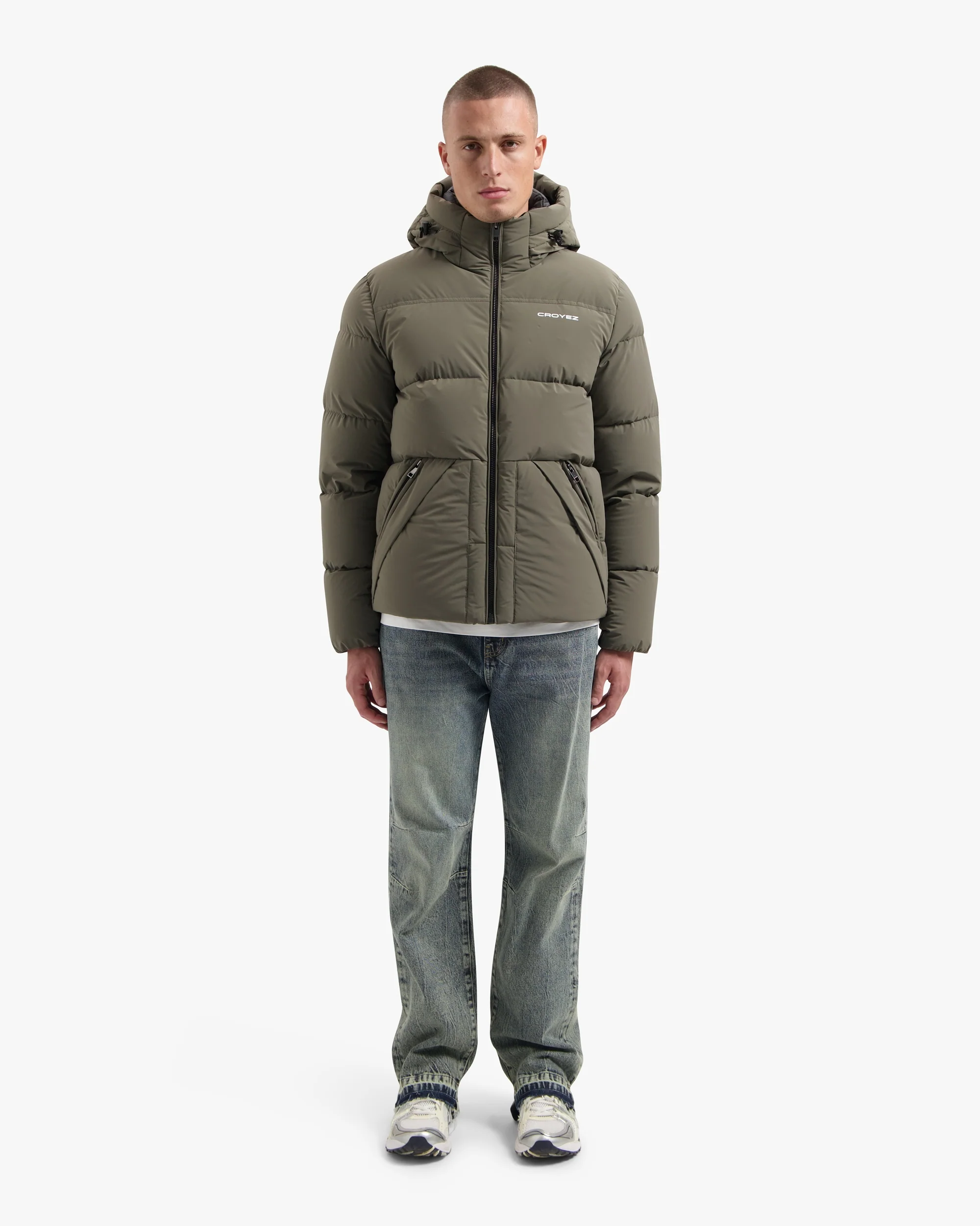 CROYEZ DOWN PUFFER JACKET | BROWN - Image 5