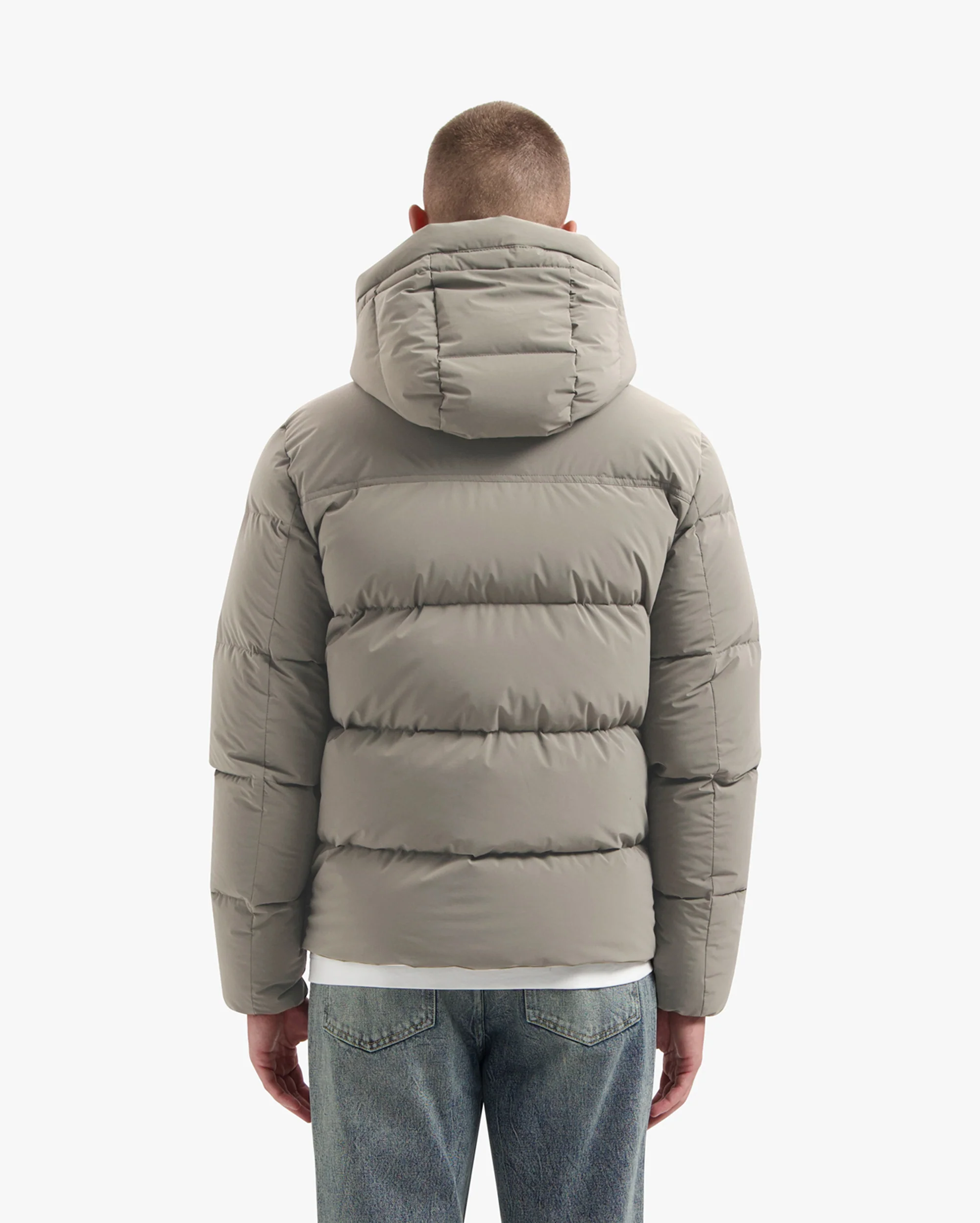 CROYEZ DOWN PUFFER JACKET | CREAM - Image 4