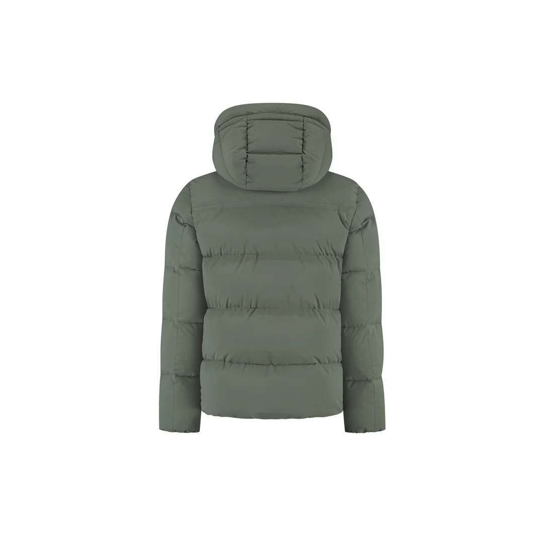 CROYEZ DOWN PUFFER JACKET | DARK GREEN - Image 2
