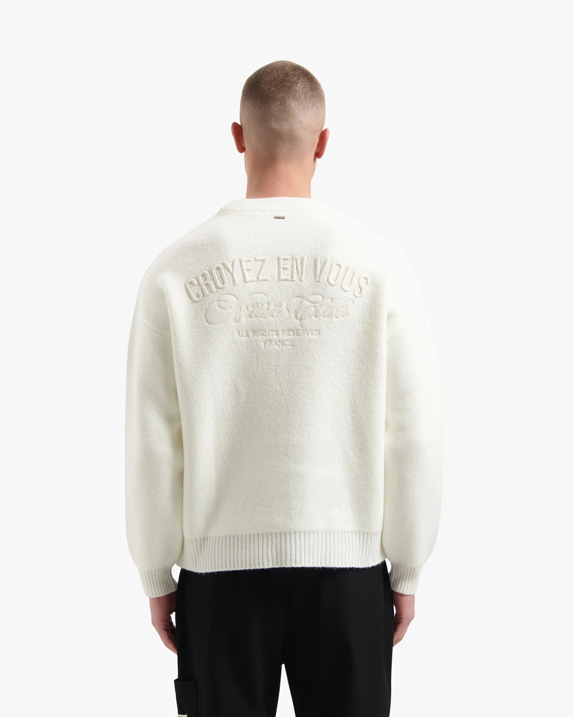 Croyez 'En Vous' Knit Sweater | Off-White - Image 4