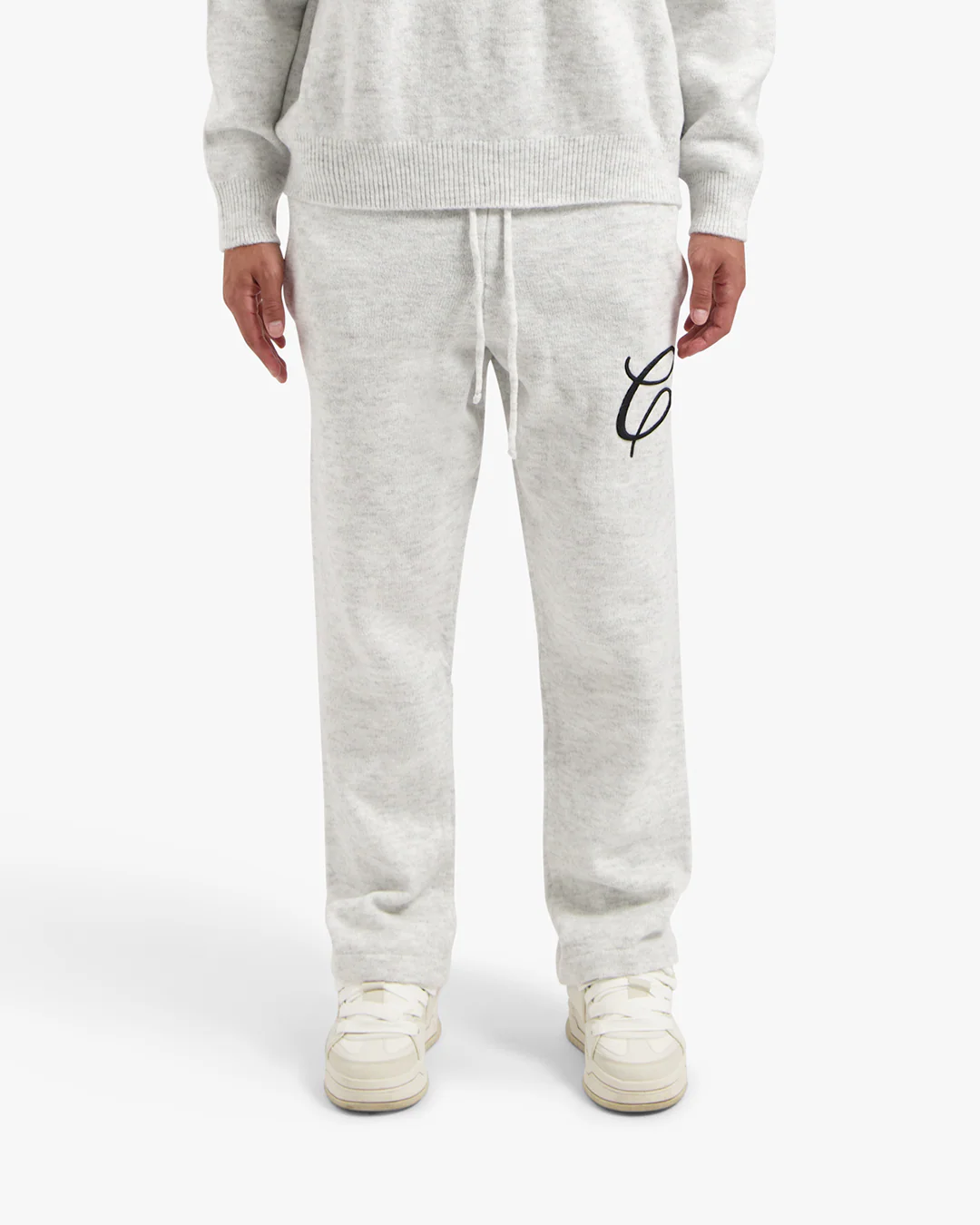 CROYEZ ESSENCE KNIT PANTS | GREY - Image 3