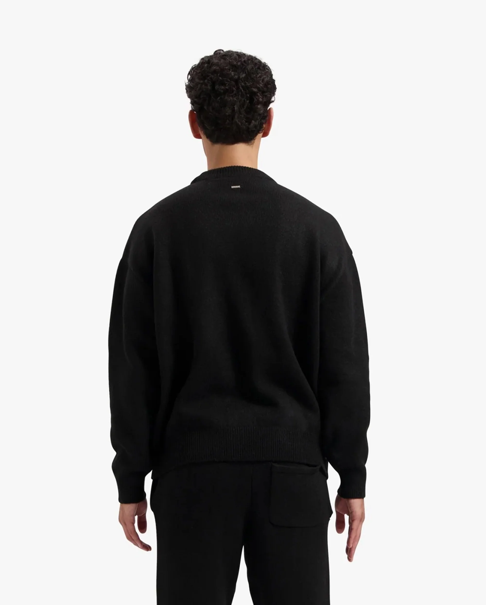 Croyez Essence Knit Tracksuit | Black/Black - Image 4