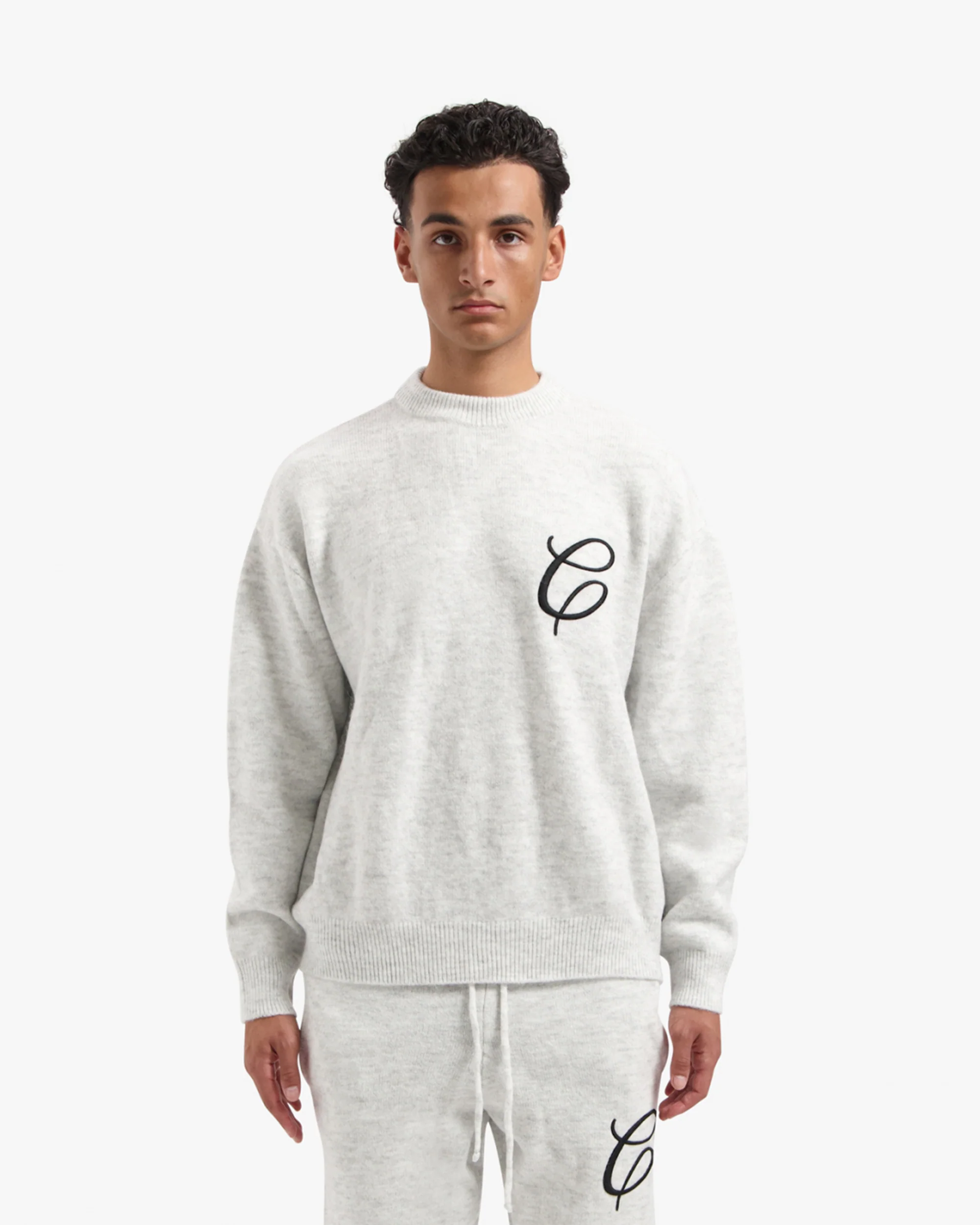 Croyez Essence Knit Tracksuit | Grey - Image 3