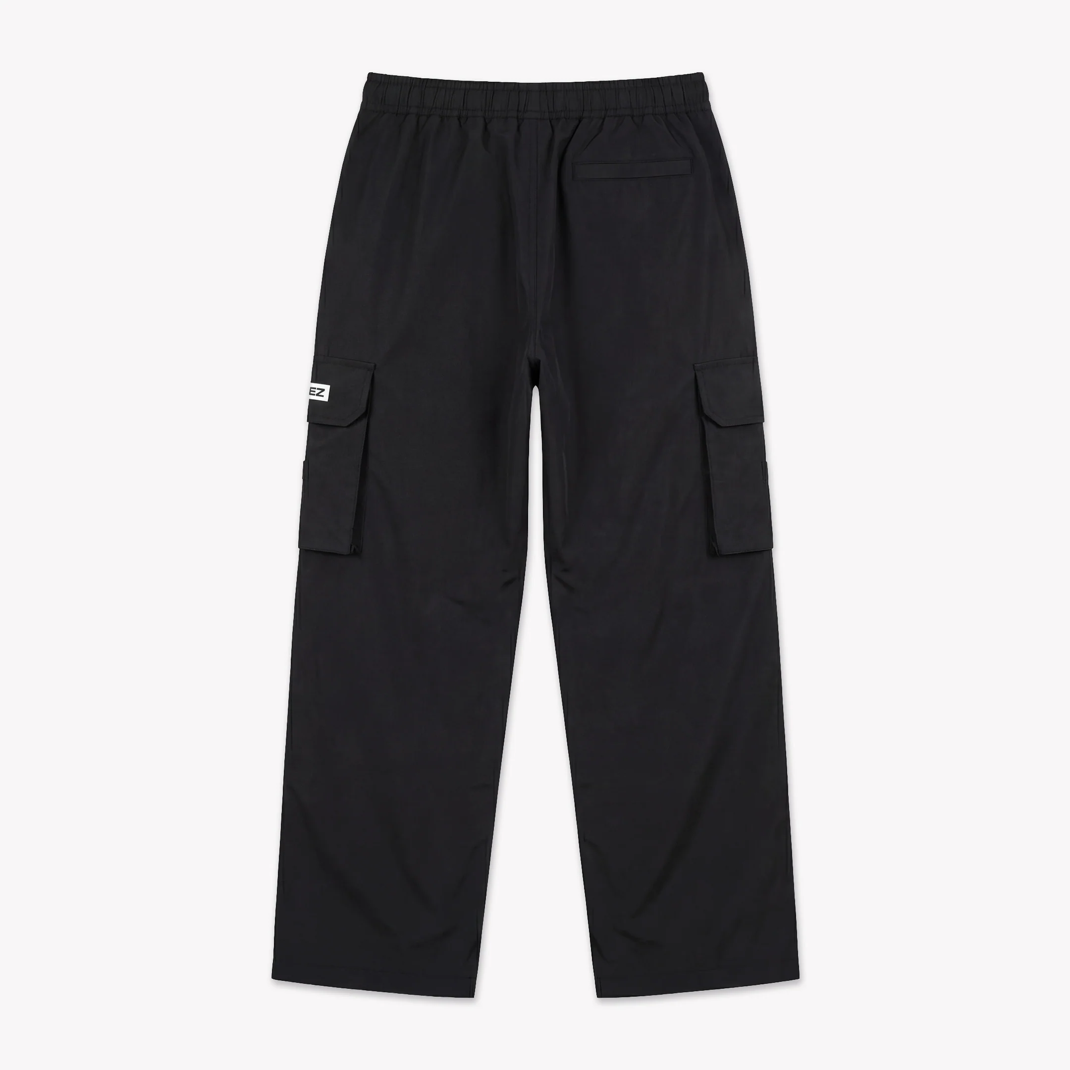 Croyez Etiquette Nylon Pants | Black - Image 2