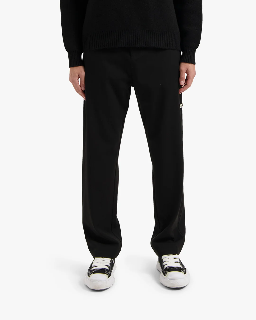 CROYEZ ÉTIQUETTE STRAIGHT CHINO | BLACK - Image 3