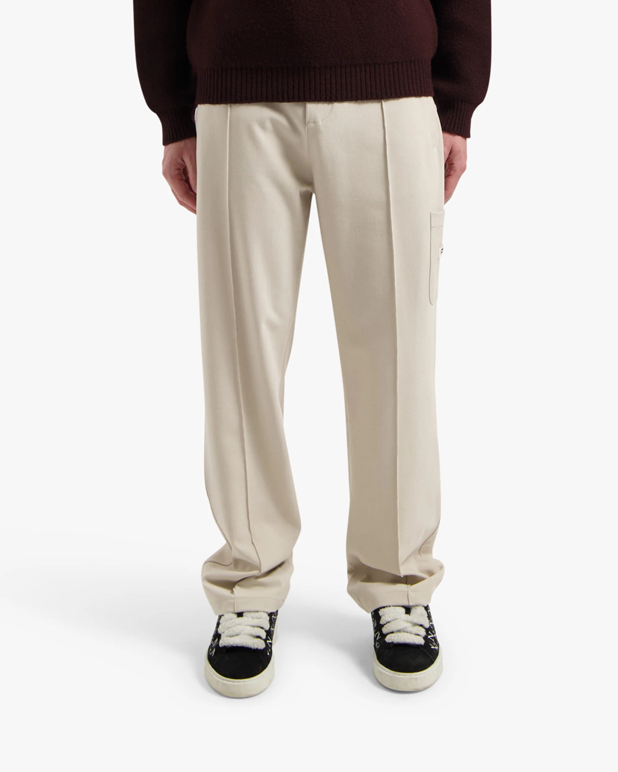 Croyez Etiquette Straight Chino | Off-White - Image 3