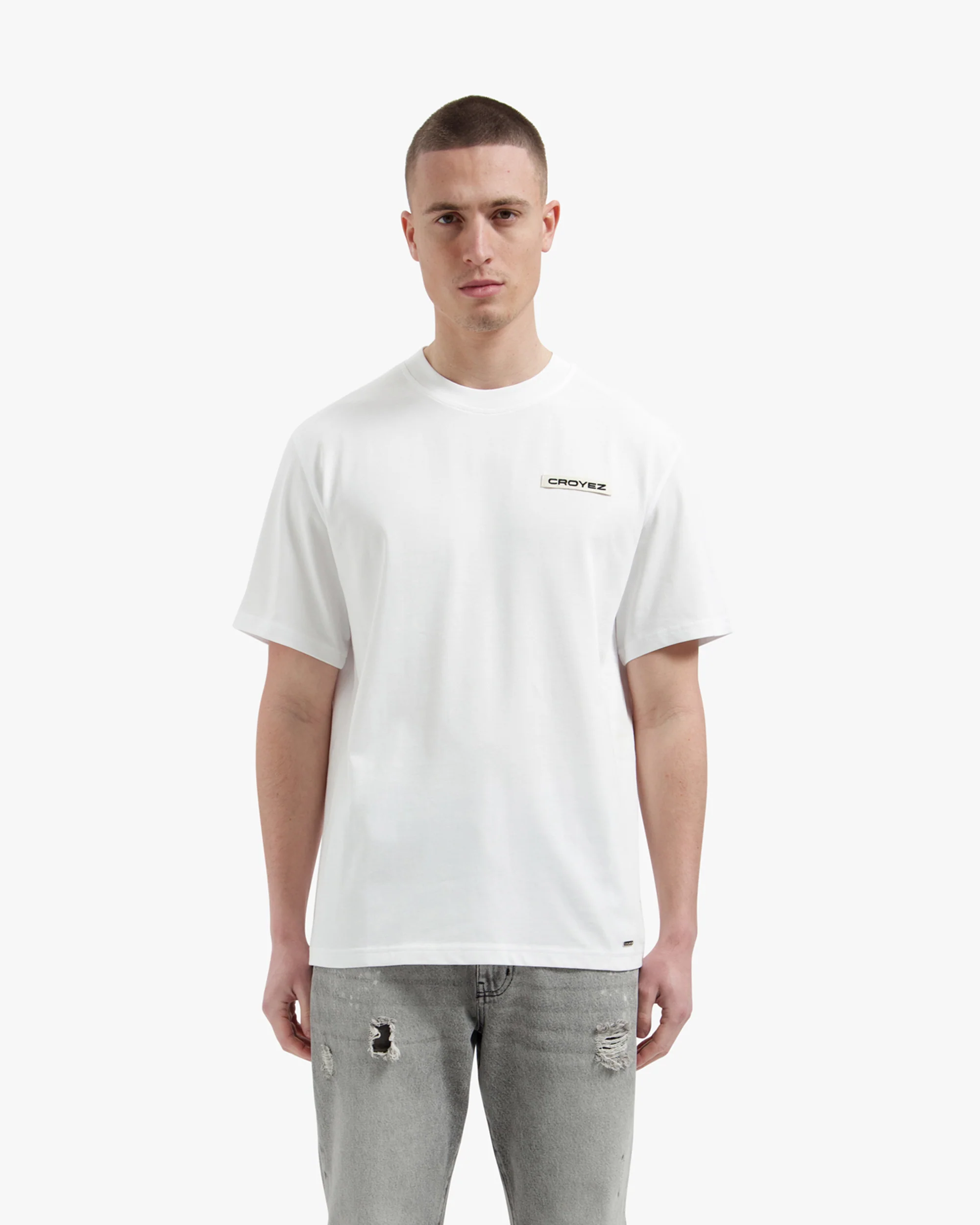 Croyez Etiquette T-Shirt | White - Image 3