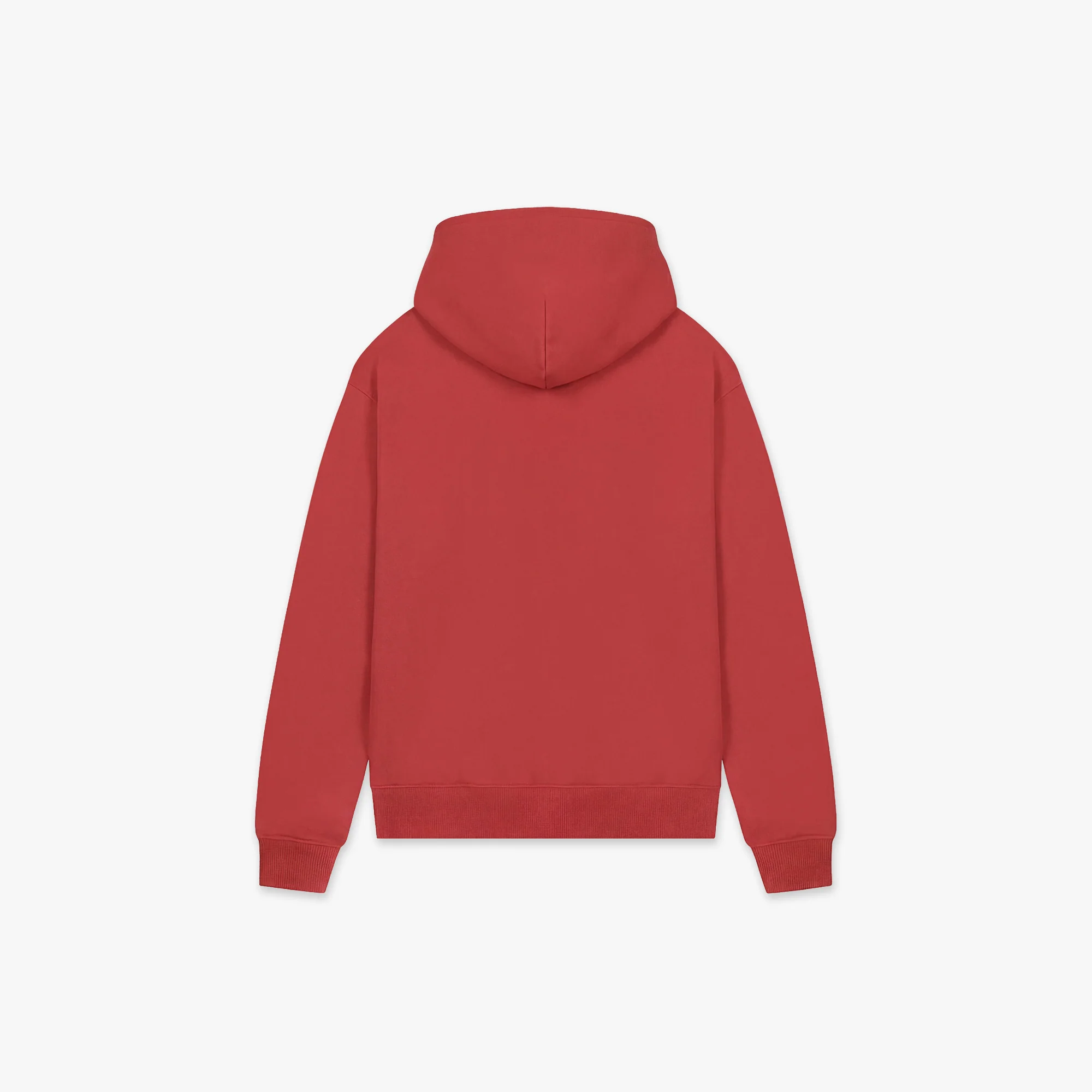 Croyez Etiquette Zip Hoodie | Red - Image 2