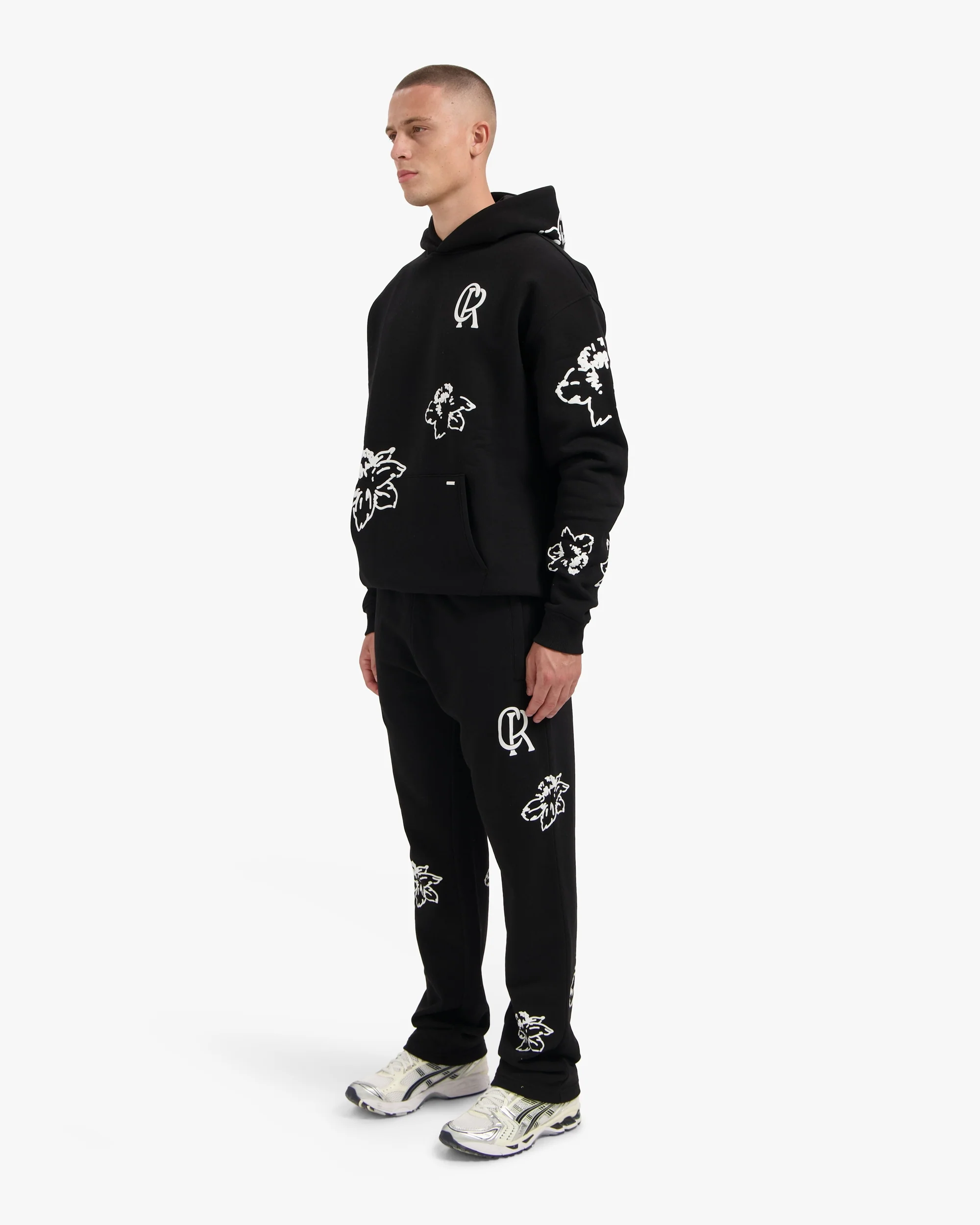 CROYEZ FLOWER HOODIE | BLACK - Image 7