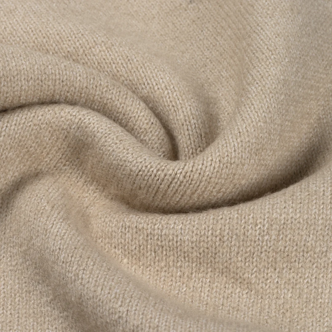 Croyez Fluffy Essence Knit Zip Set | Sand - Image 7