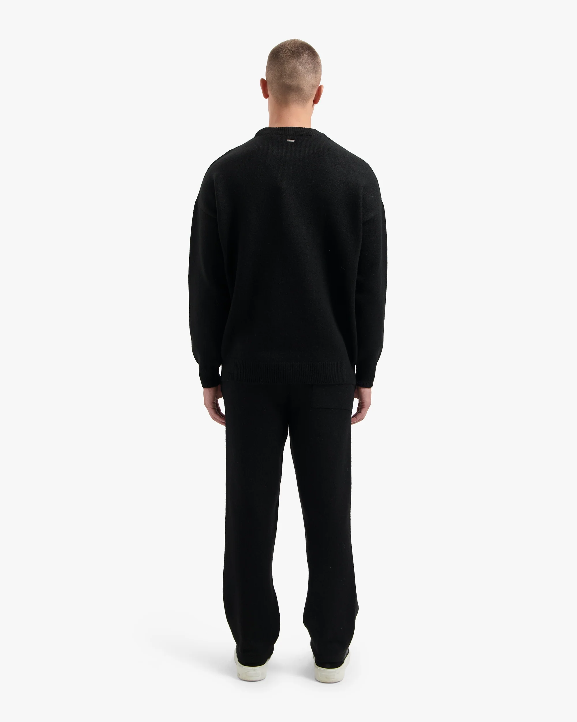CROYEZ FLUFFY ESSENCE KNIT SWEATER | BLACK - Image 6