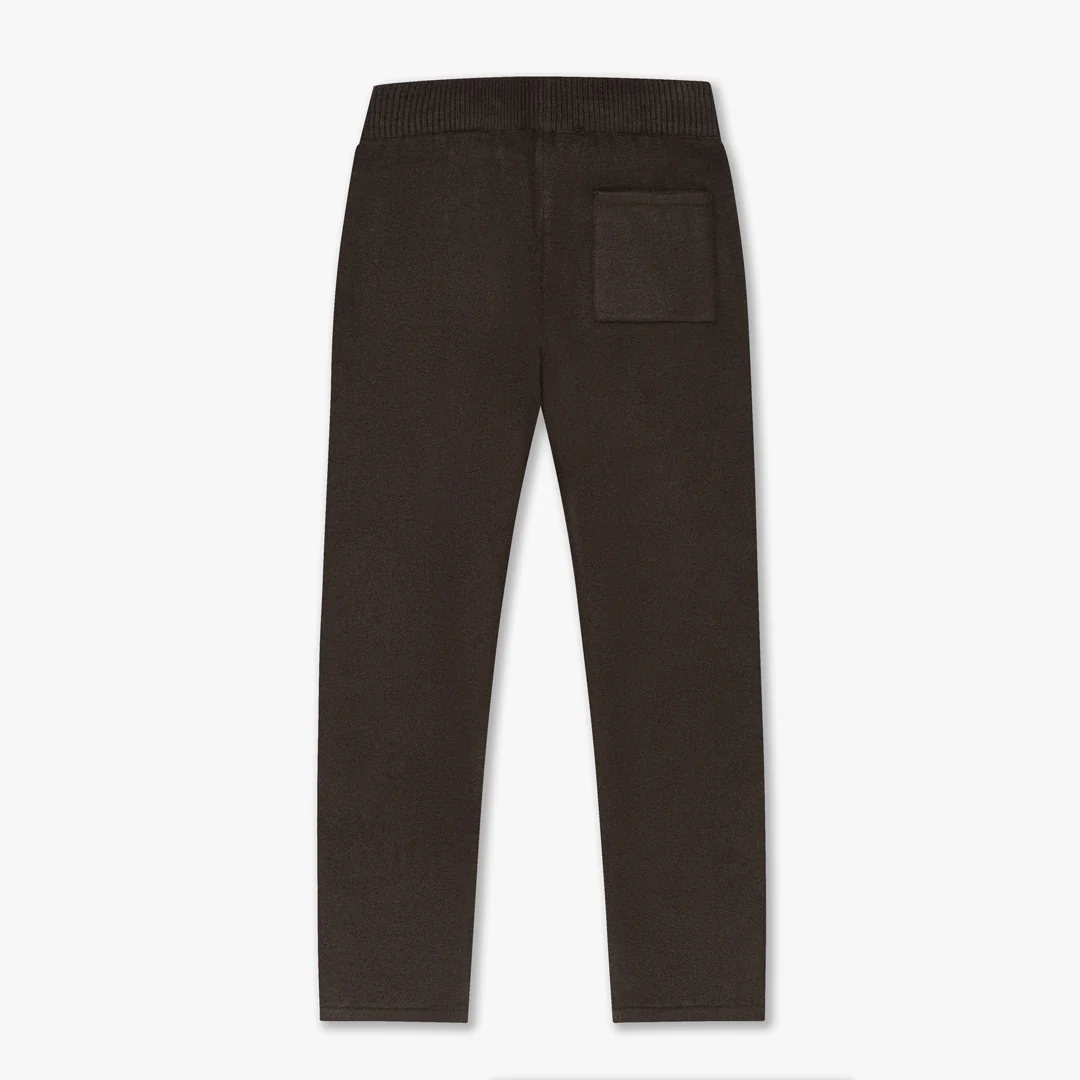 CROYEZ FLUFFY ESSENCE KNIT SWEATPANTS | BROWN - Image 2