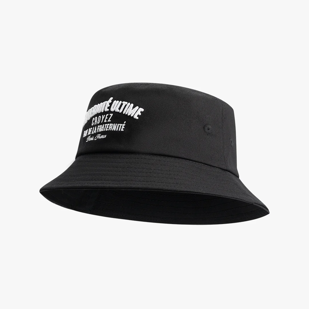 CROYEZ FRATERNITÉ BUCKET HAT | BLACK - Image 2