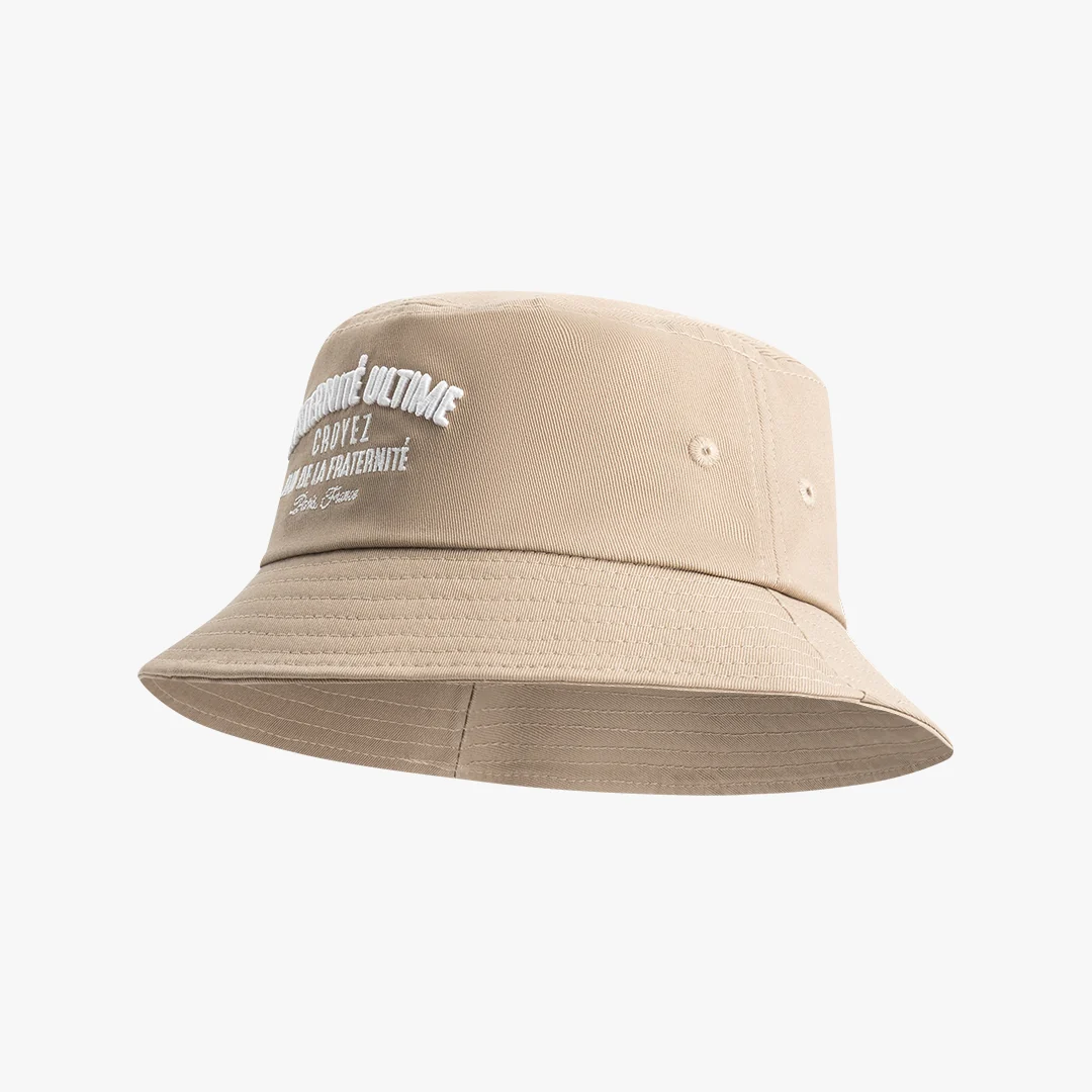 CROYEZ FRATERNITÉ BUCKET HAT | STONE - Image 2