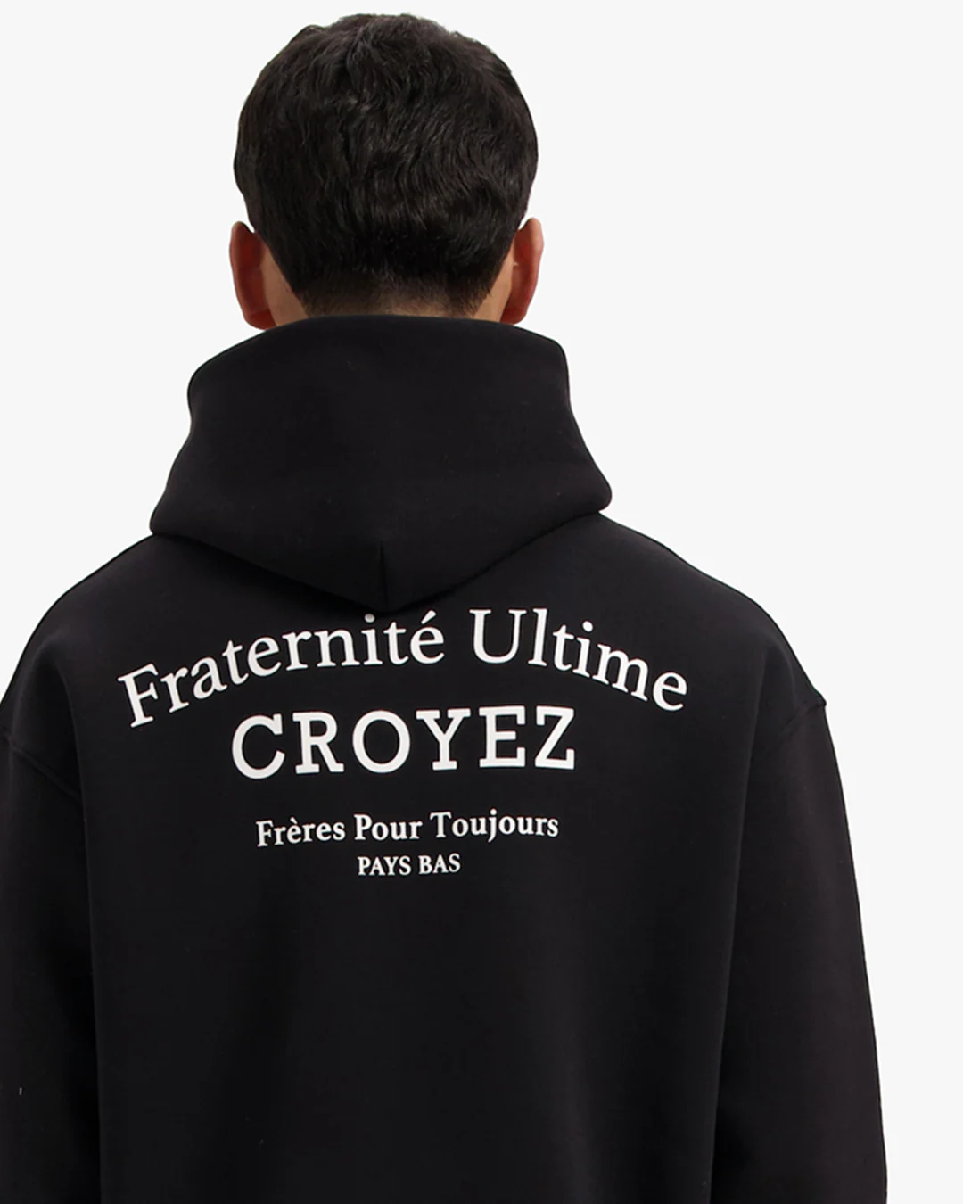 CROYEZ FRATERNITÉ HOODIE | BLACK - Image 6