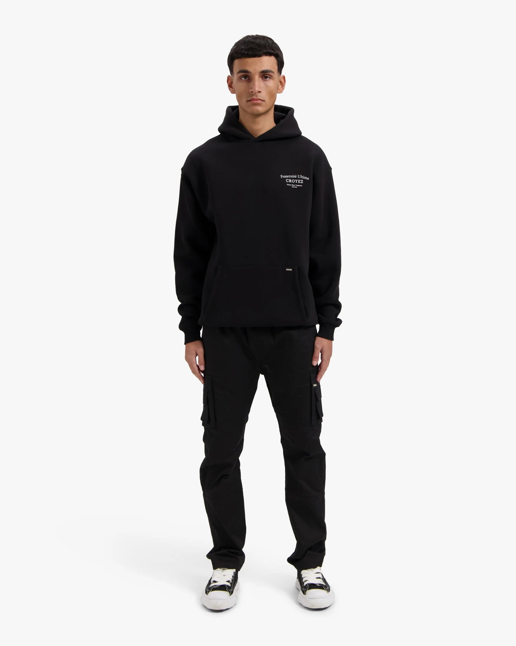 CROYEZ FRATERNITÉ HOODIE | BLACK - Image 7