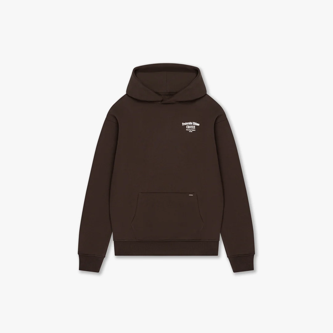 CROYEZ FRATERNITÉ HOODIE | BROWN