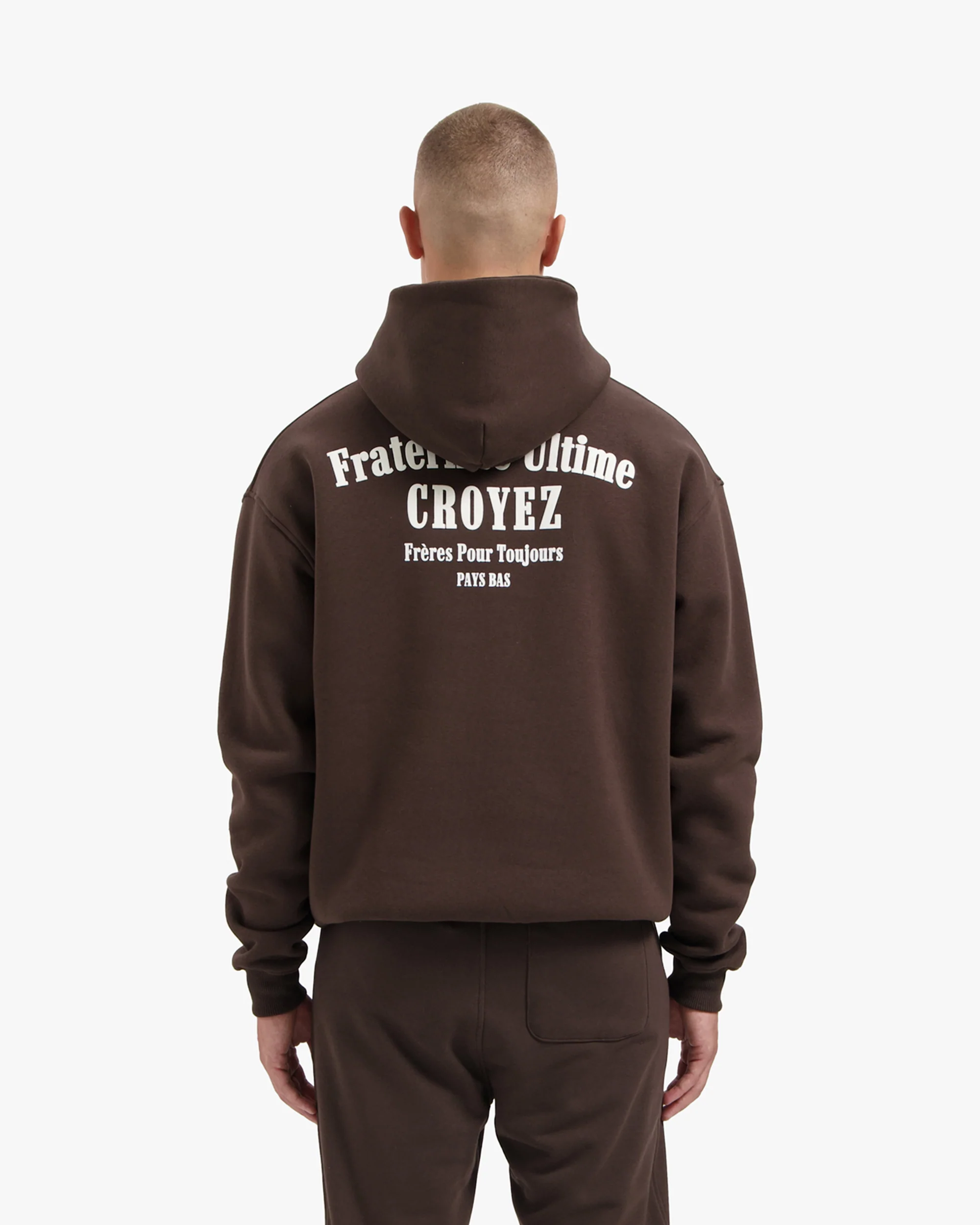 CROYEZ FRATERNITÉ HOODIE | BROWN - Image 4