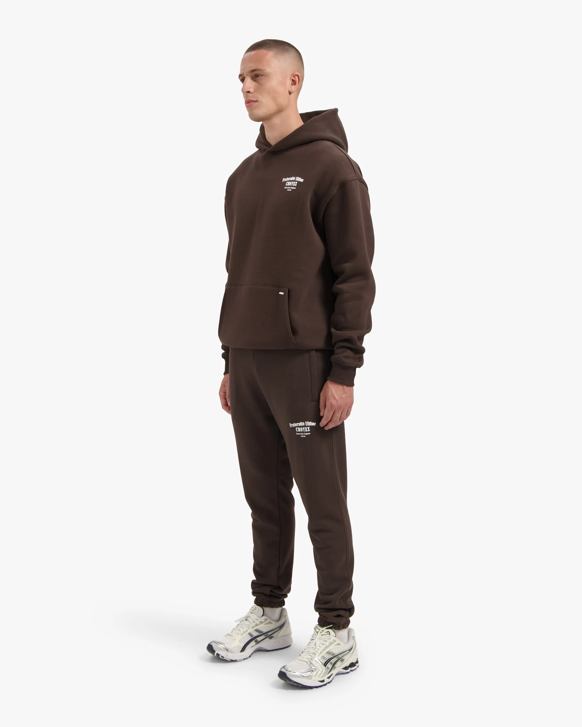 CROYEZ FRATERNITÉ HOODIE | BROWN - Image 7