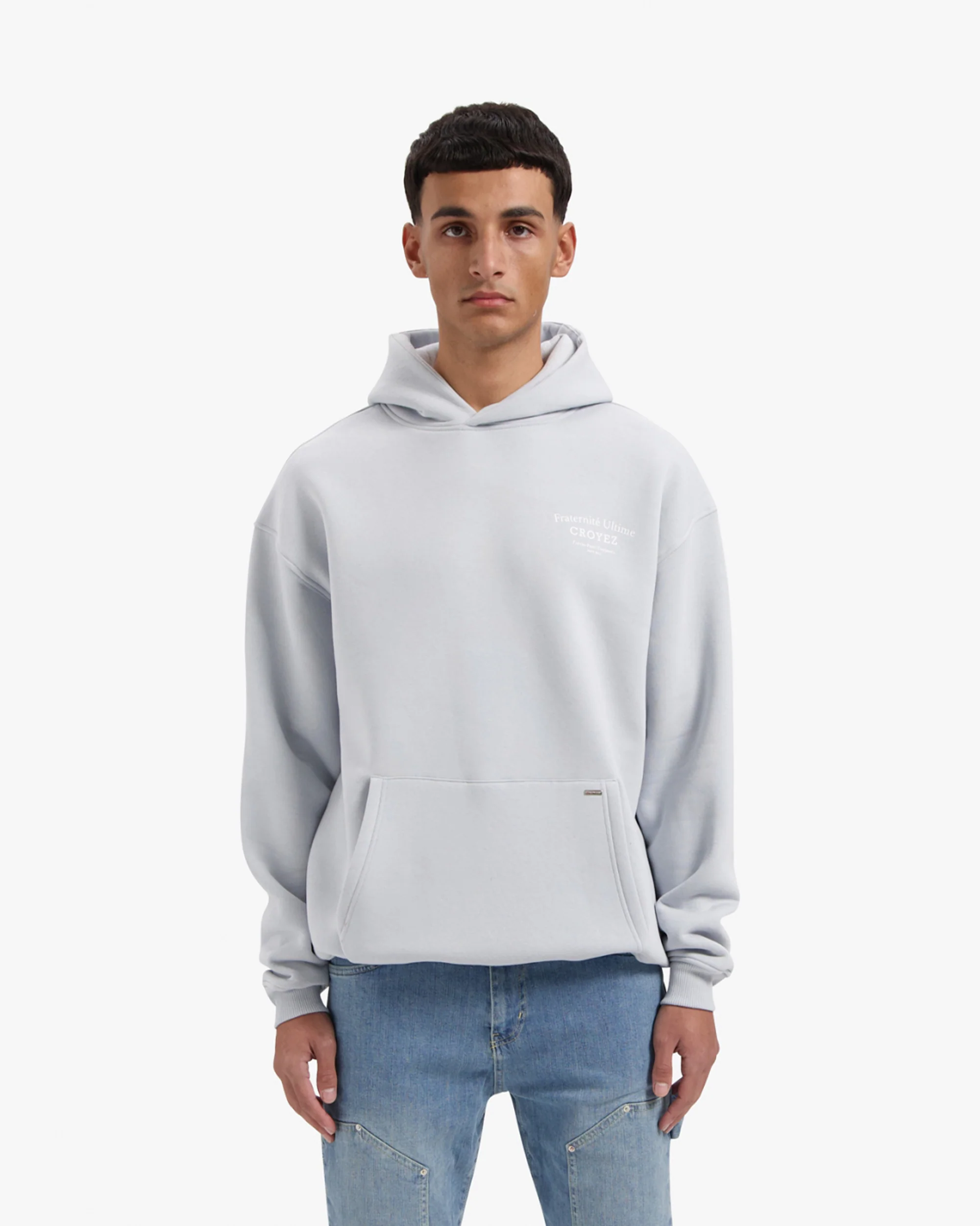 Croyez Fraternité Hoodie | Light Blue - Image 3