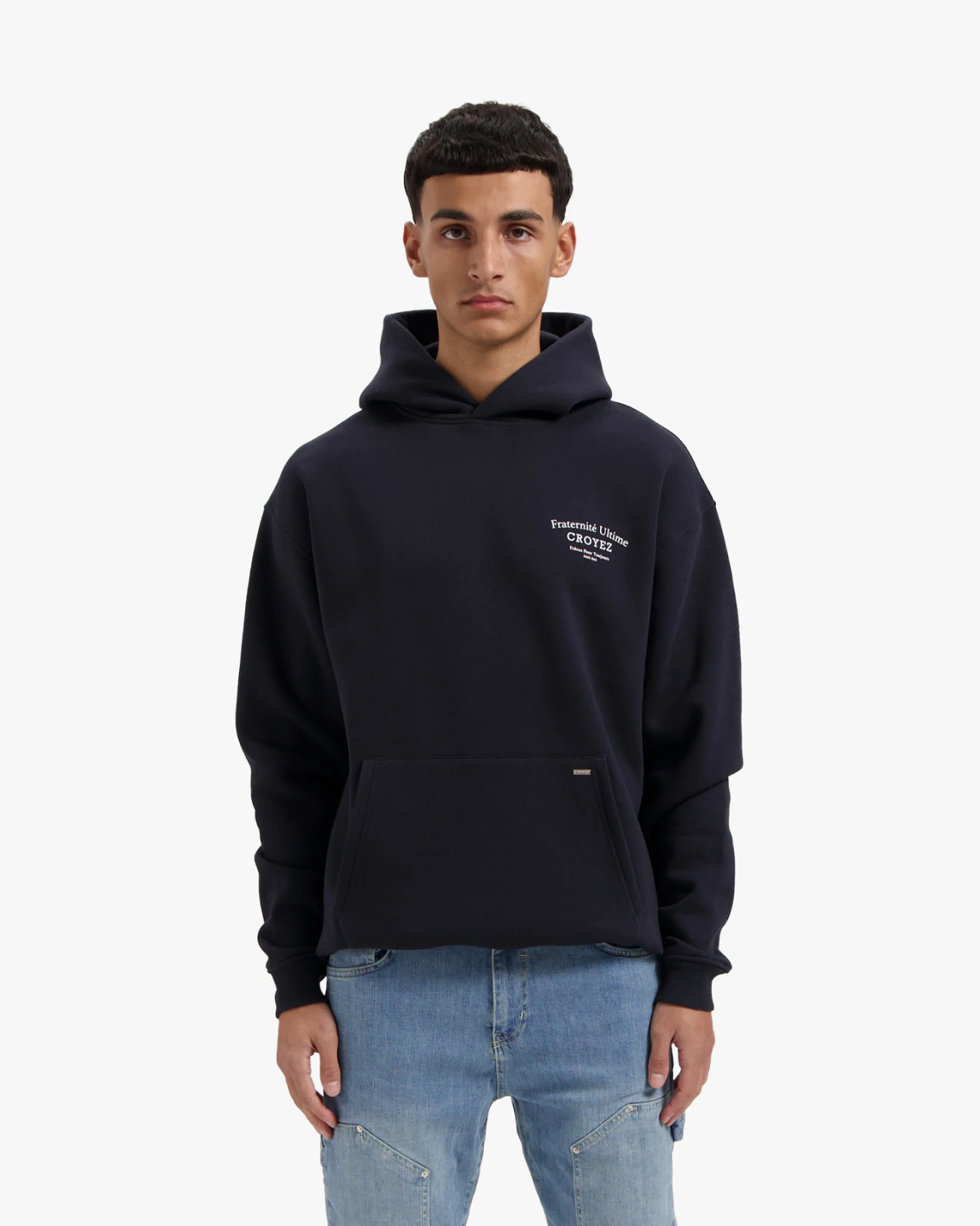 Croyez Fraternité Hoodie | Navy - Image 3