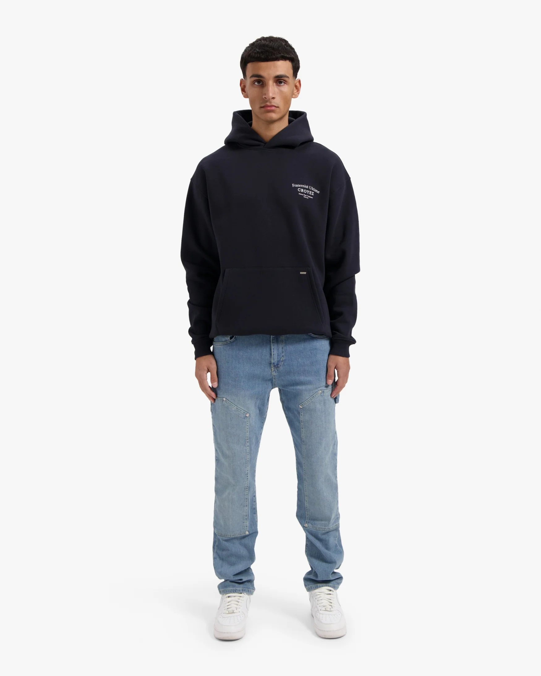 Croyez Fraternité Hoodie | Navy - Image 5
