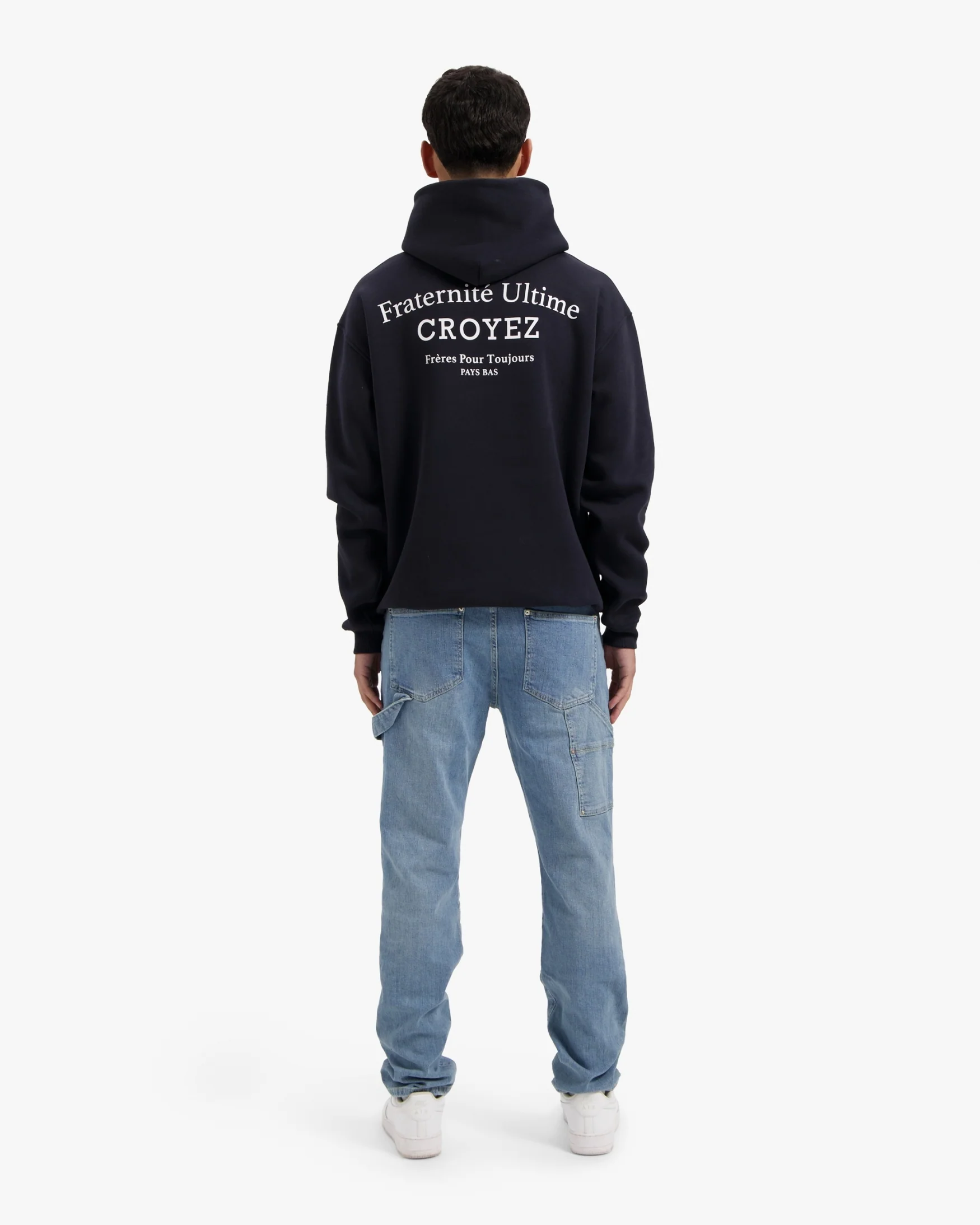 Croyez Fraternité Hoodie | Navy - Image 6