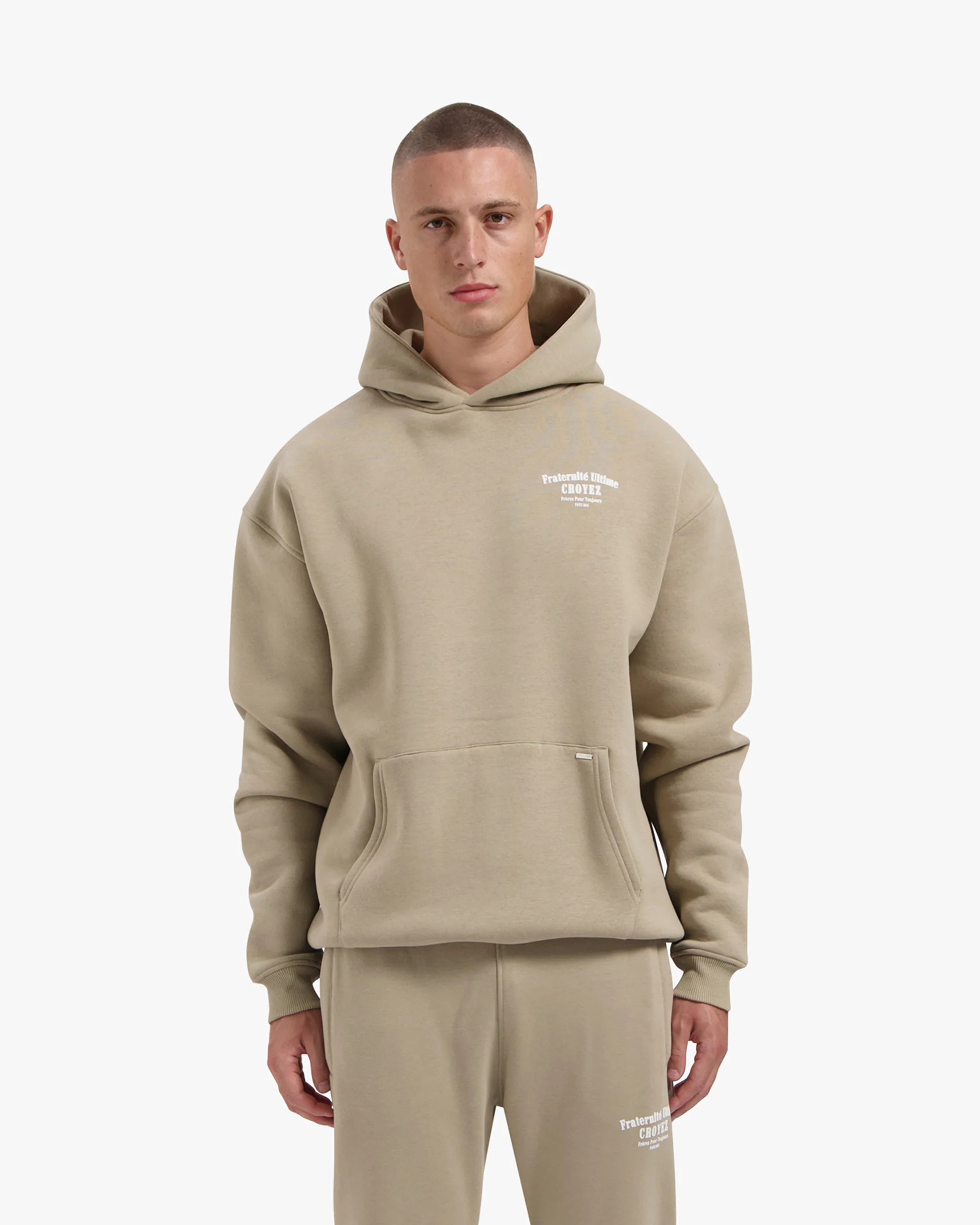 CROYEZ FRATERNITÉ HOODIE | SAND - Image 3