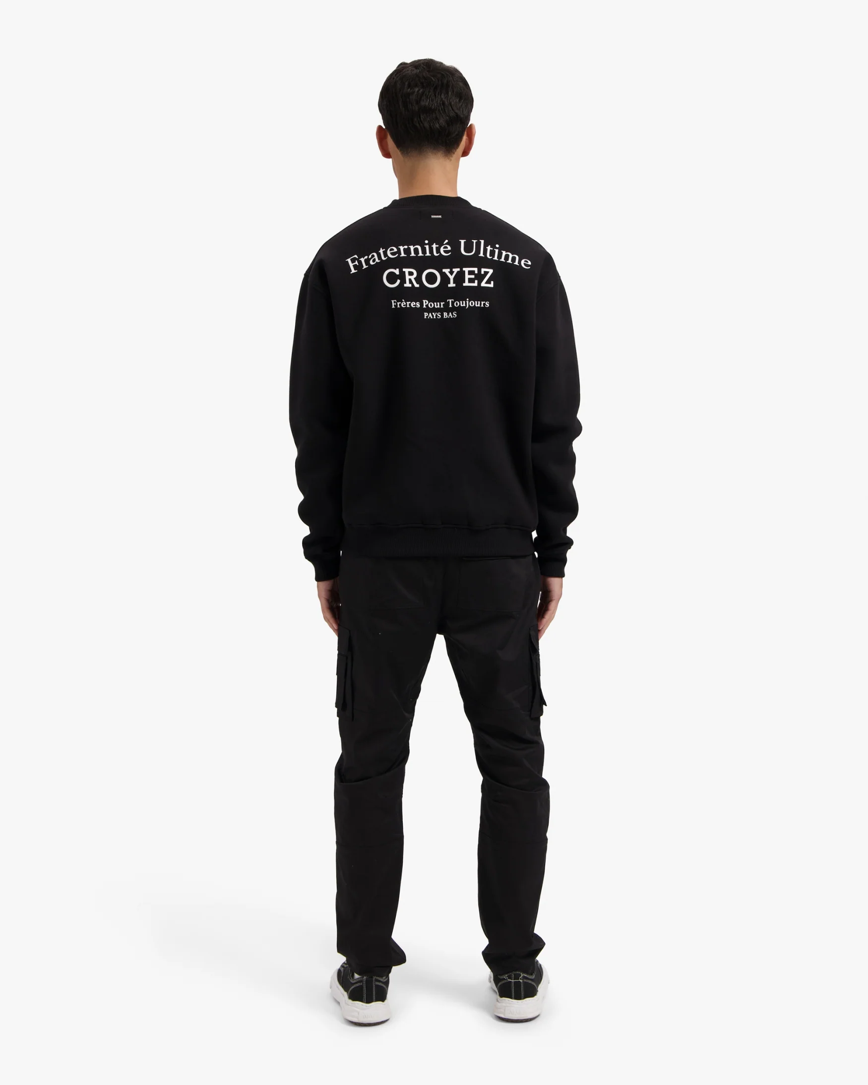 CROYEZ FRATERNITÉ SWEATER | BLACK - Image 8