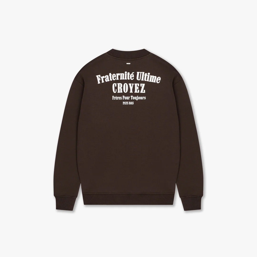 CROYEZ FRATERNITÉ SWEATER | BROWN - Image 2