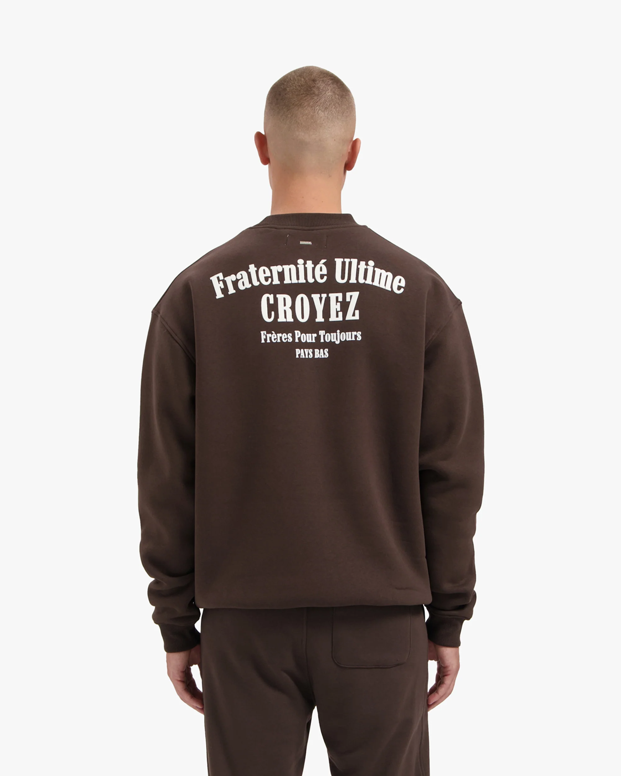 CROYEZ FRATERNITÉ SWEATER | BROWN - Image 4