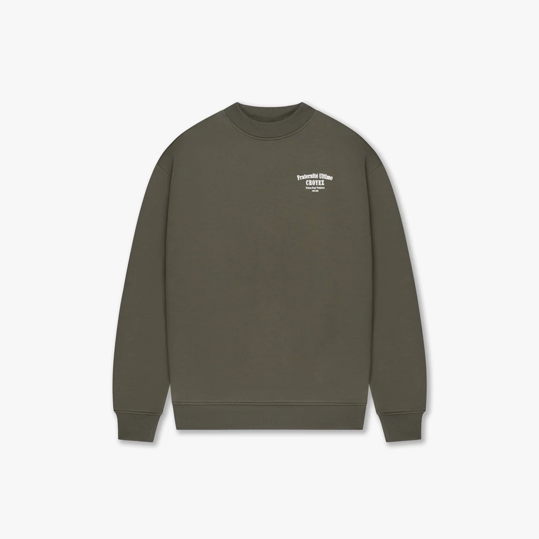 CROYEZ FRATERNITÉ SWEATER | DUSTY OLIVE