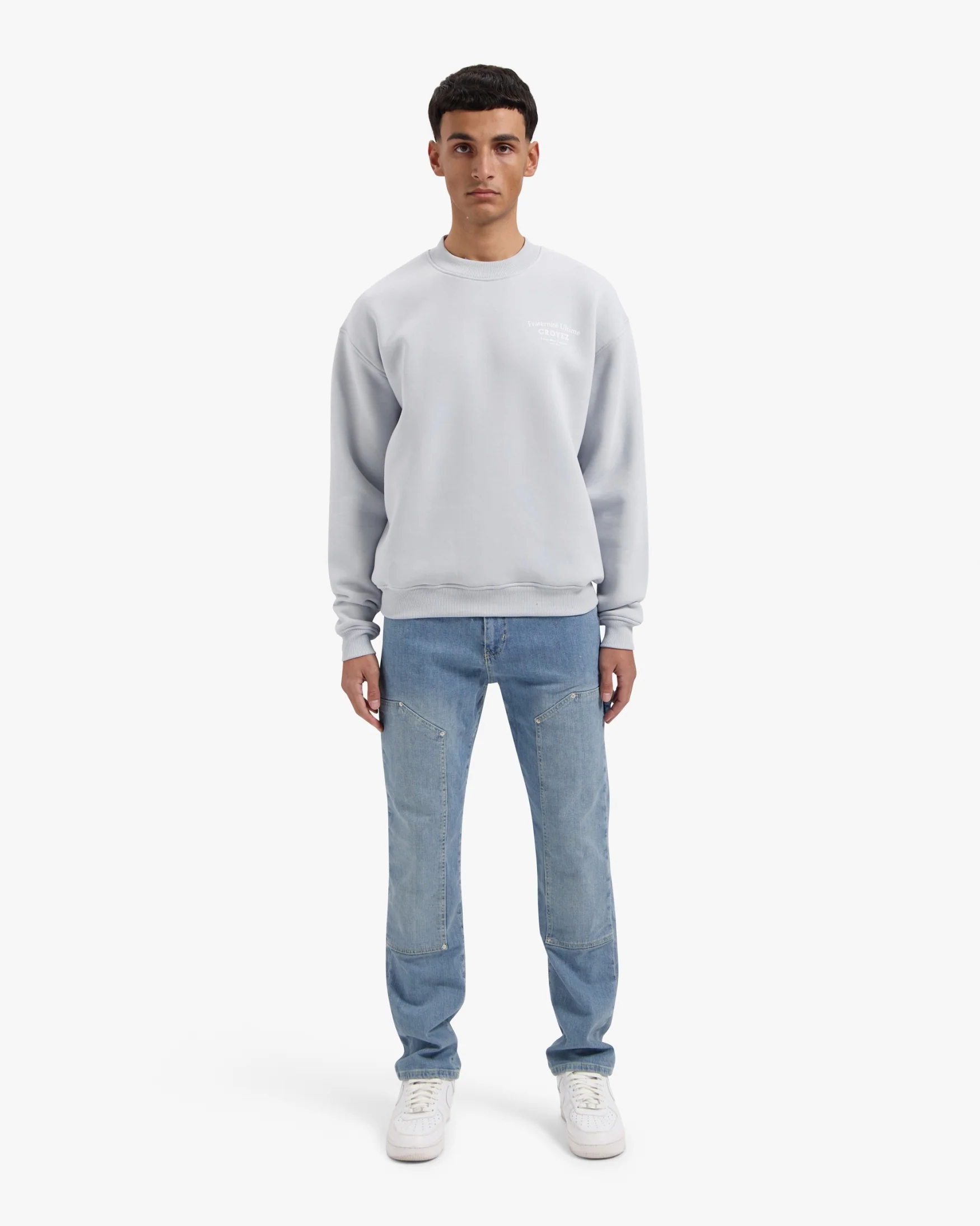 Croyez Fraternité Sweater | Light Blue - Image 6