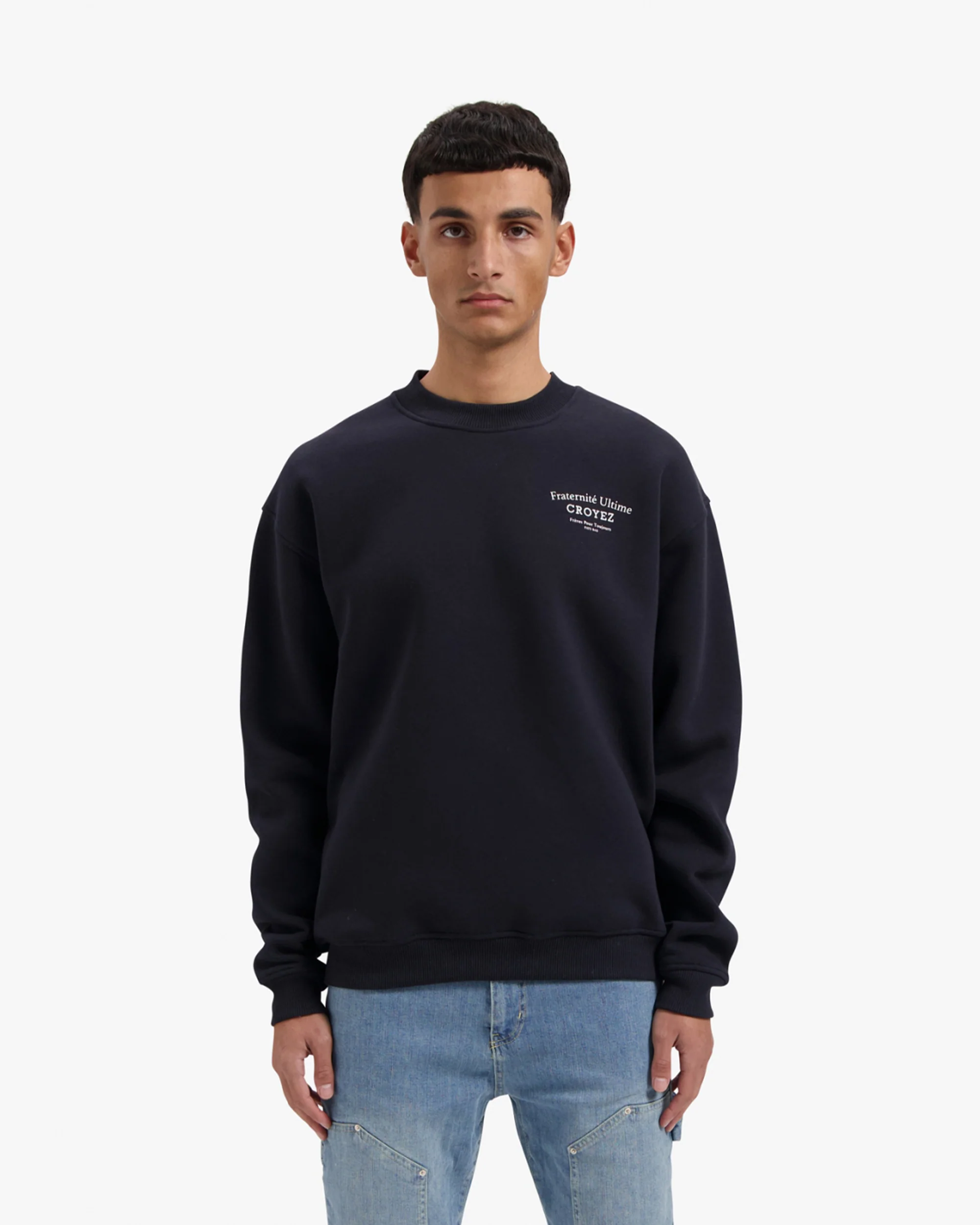 Croyez Fraternité Sweater | Navy - Image 3