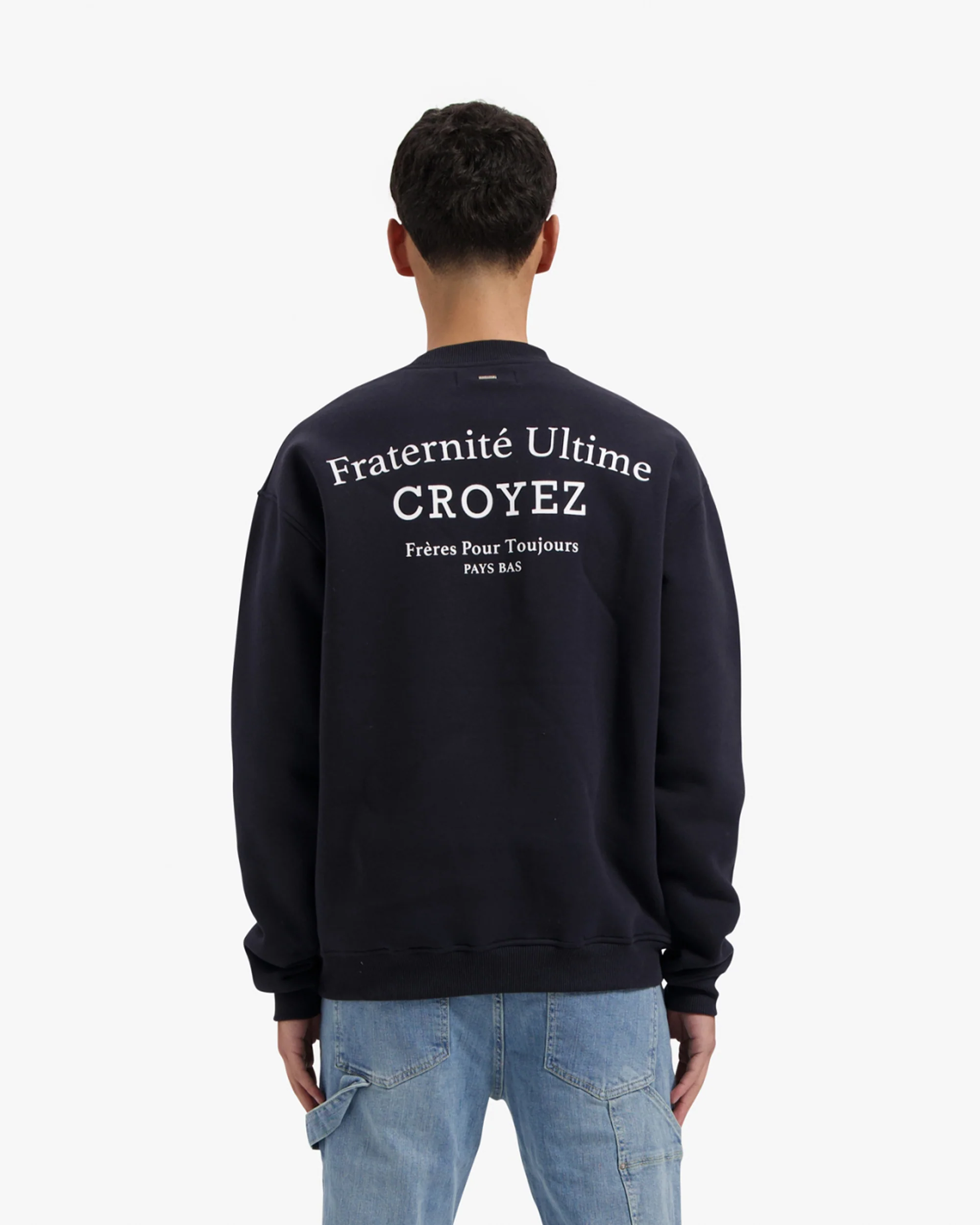Croyez Fraternité Sweater | Navy - Image 4