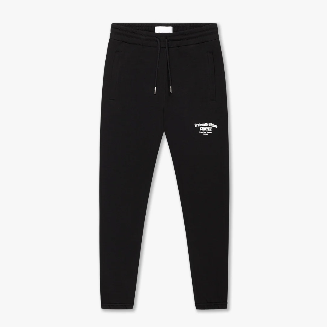 CROYEZ FRATERNITÉ SWEATPANTS | BLACK
