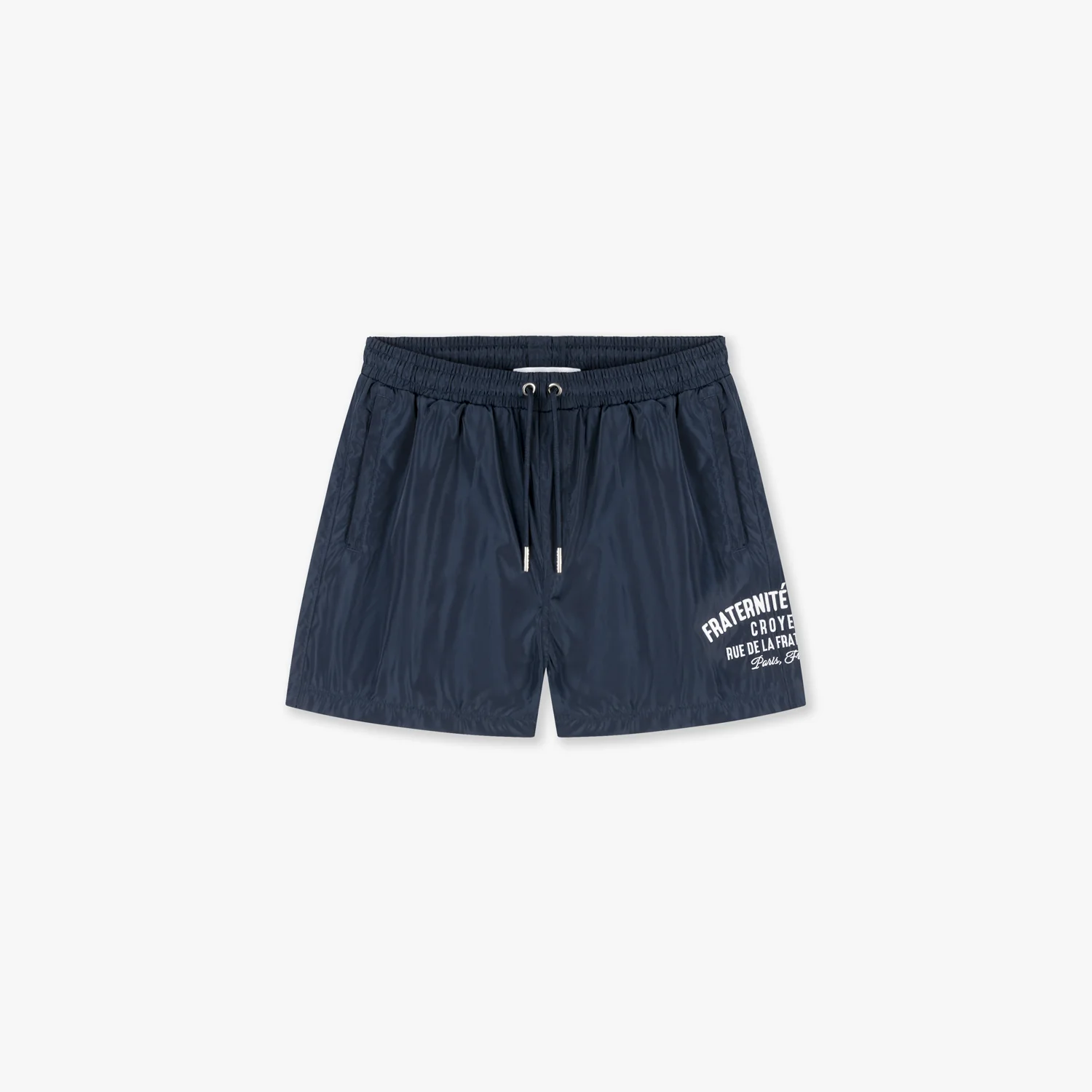 CROYEZ FRATERNITÉ SWIM SHORTS | NAVY/WHITE