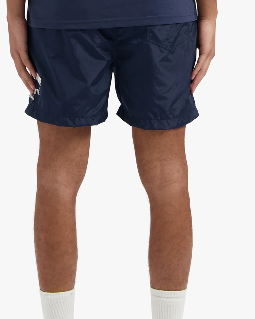 CROYEZ FRATERNITÉ SWIM SHORTS | NAVY/WHITE - Image 6