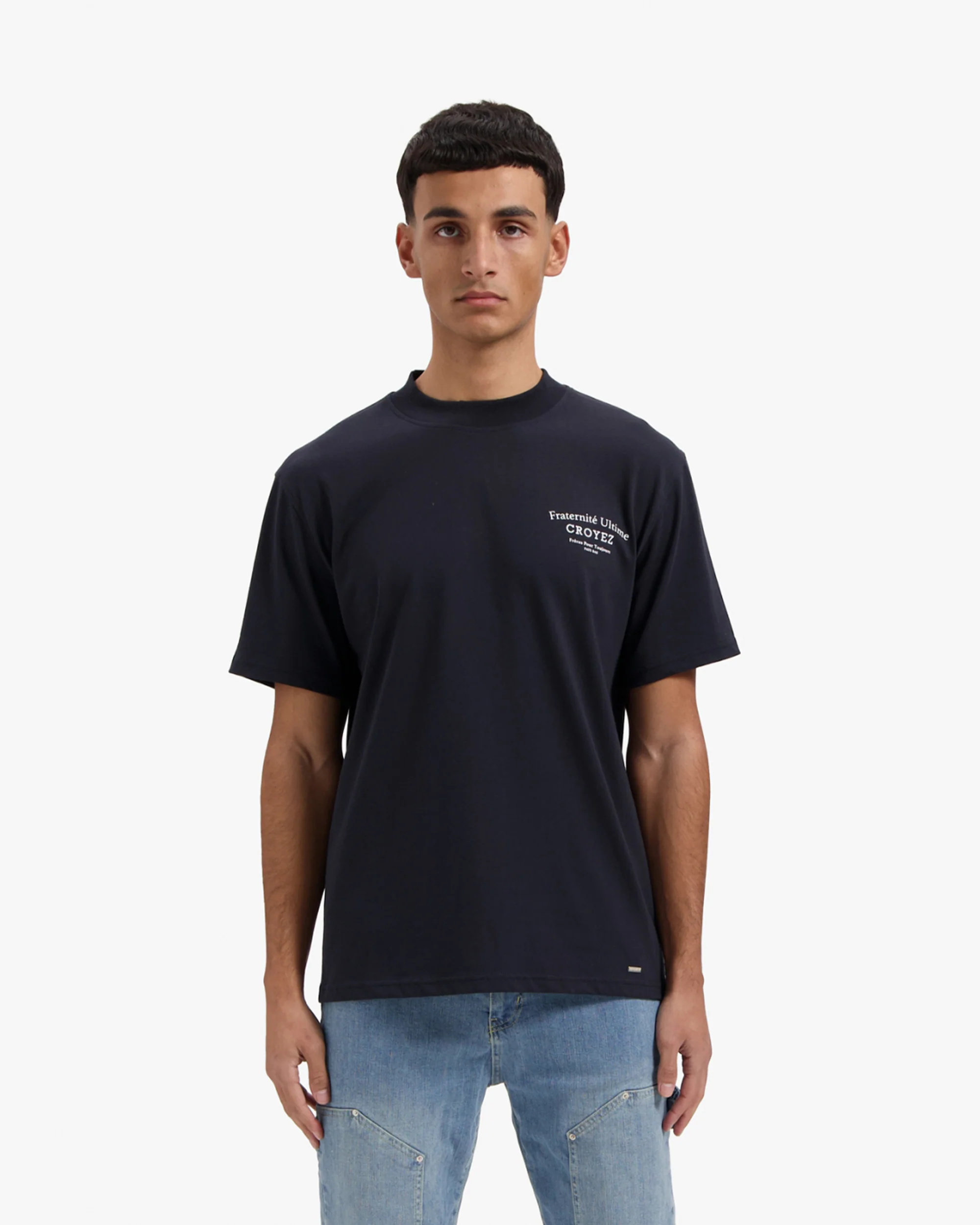 Croyez Fraternité T-Shirt | Navy - Image 3
