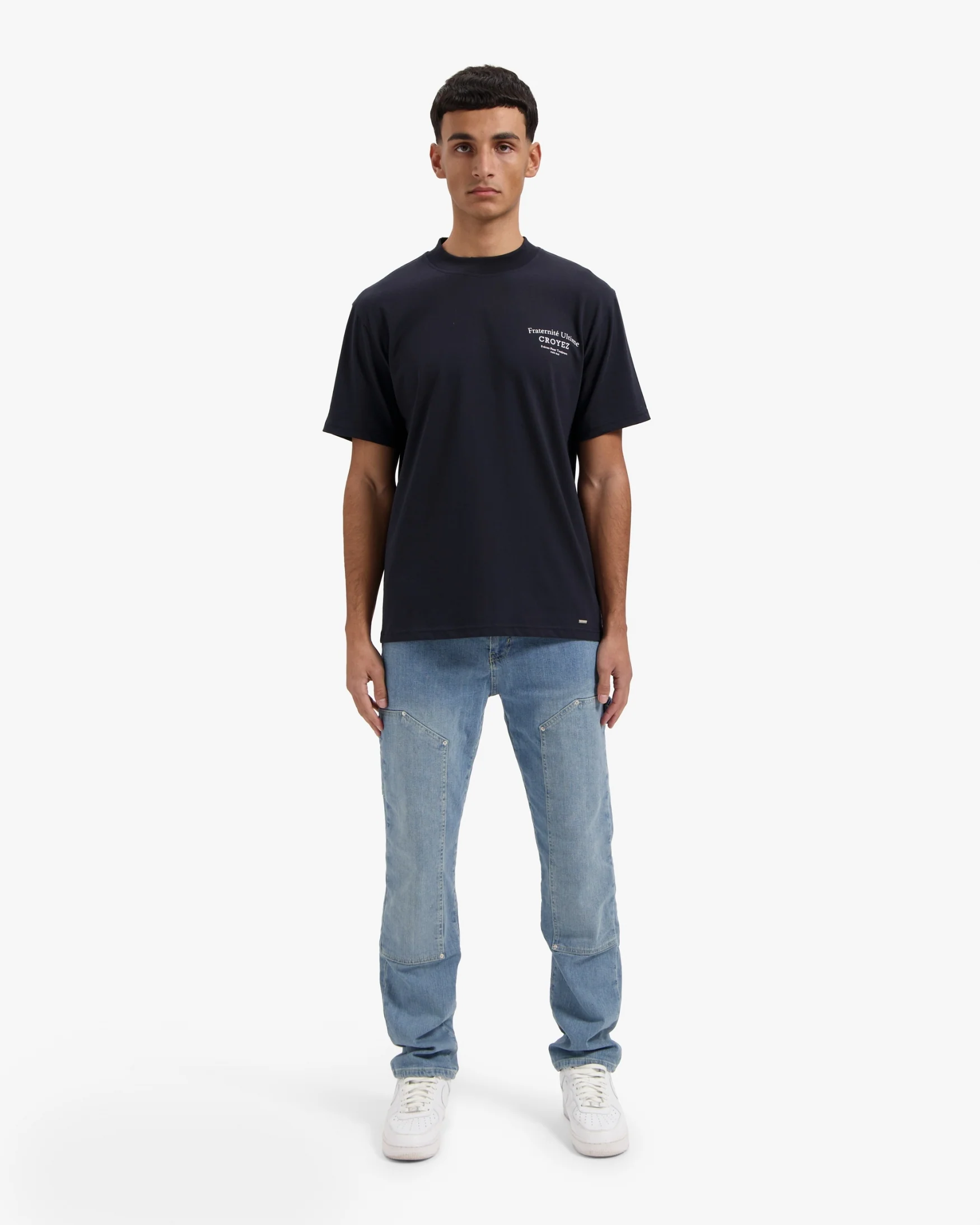 Croyez Fraternité T-Shirt | Navy - Image 5
