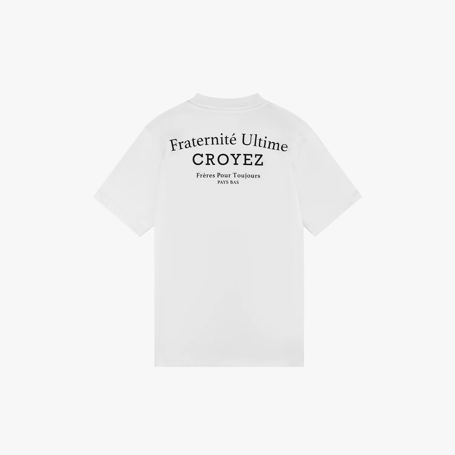 CROYEZ FRATERNITÉ T-SHIRT | WHITE/BLACK - Image 2