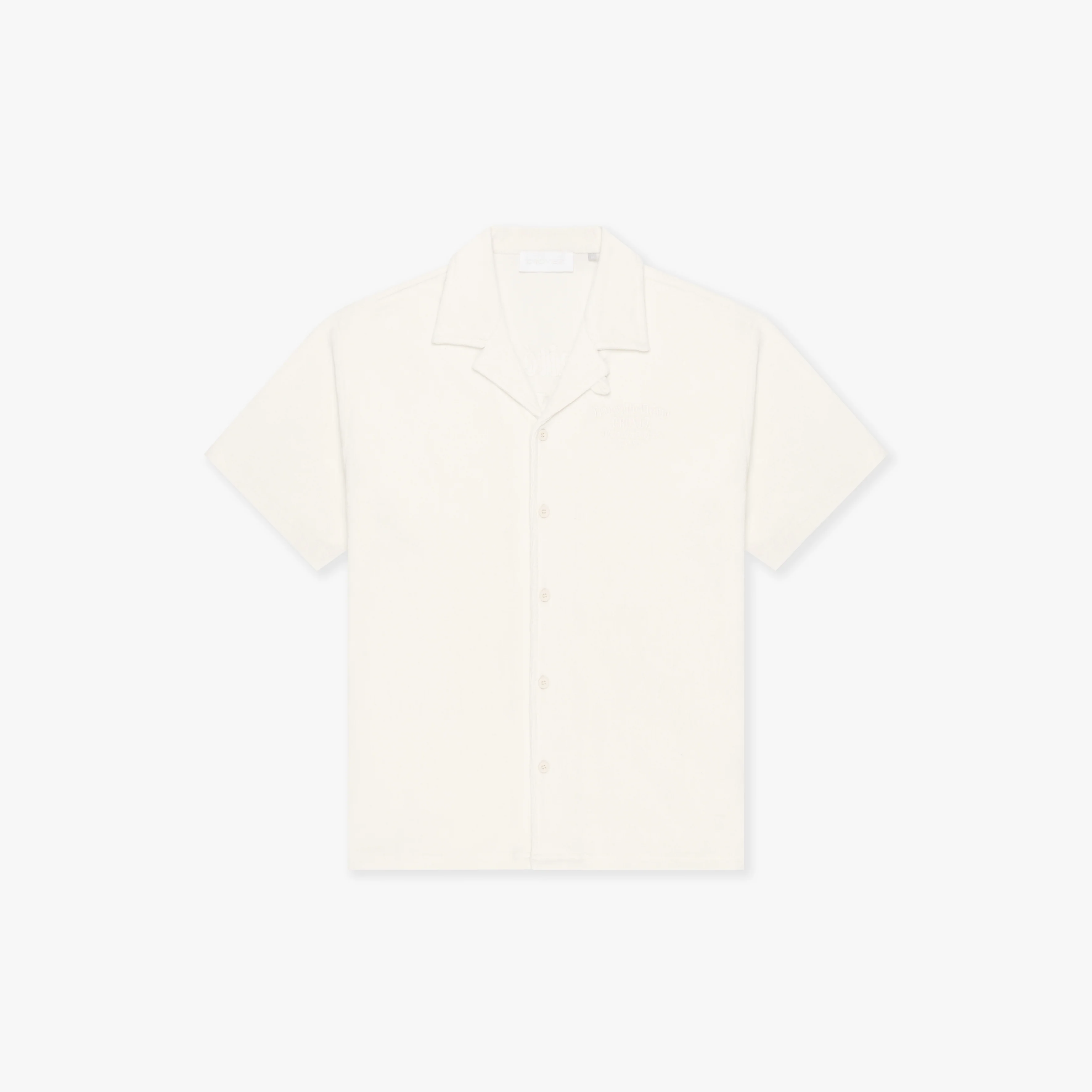 CROYEZ FRATERNITÉ TOWELLING SHIRT | OFF-WHITE