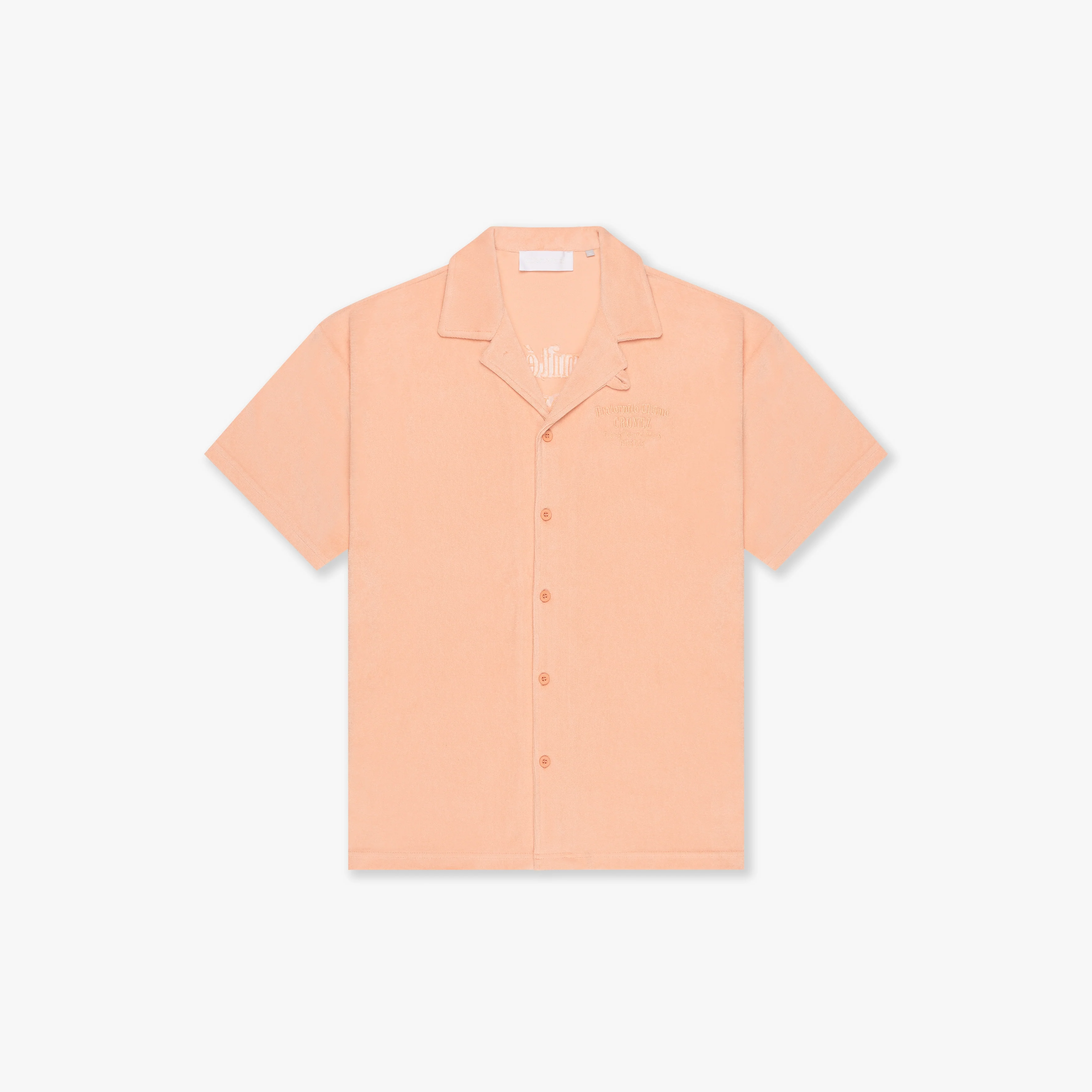 CROYEZ FRATERNITÉ TOWELLING SHIRT | PEACH