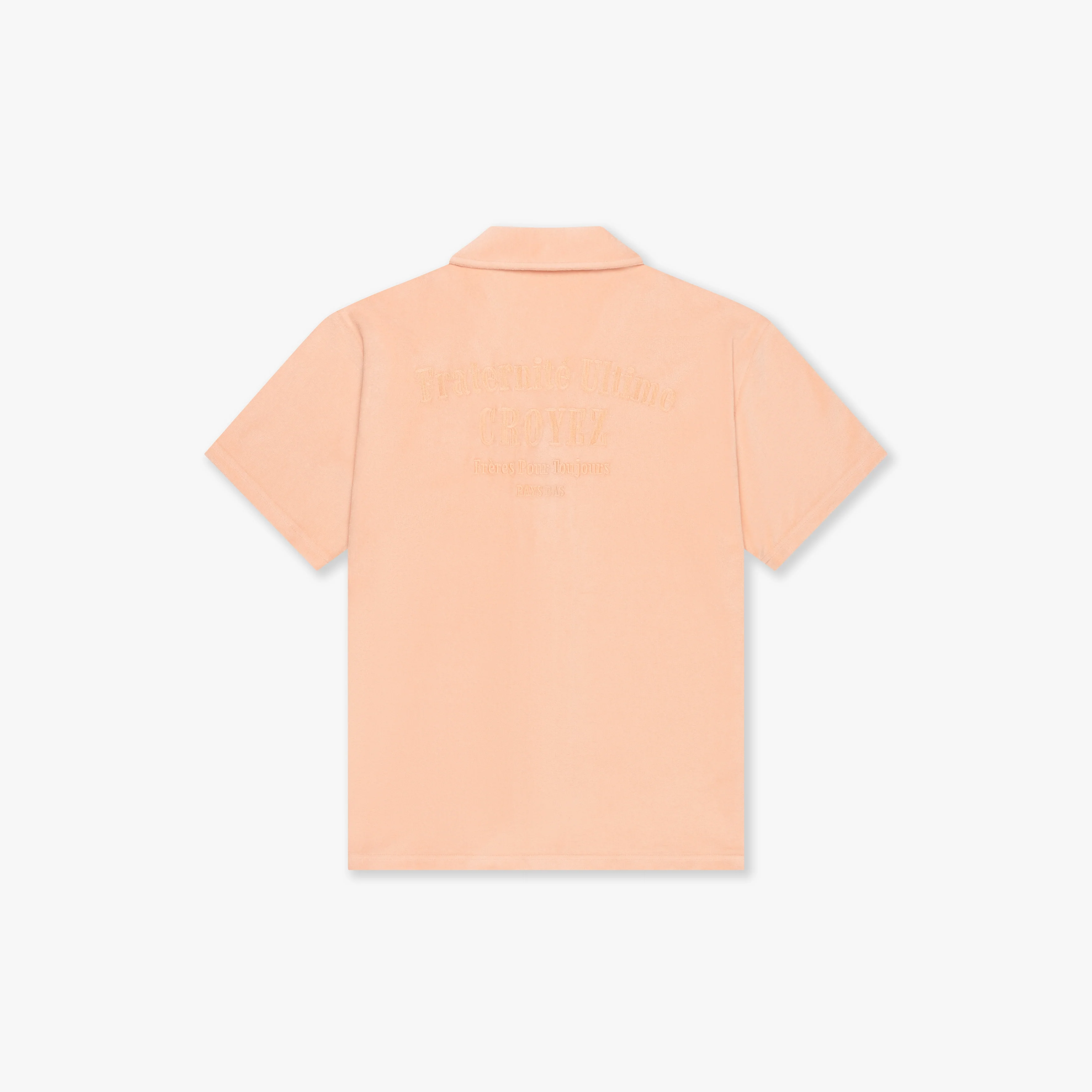 CROYEZ FRATERNITÉ TOWELLING SHIRT | PEACH - Image 2