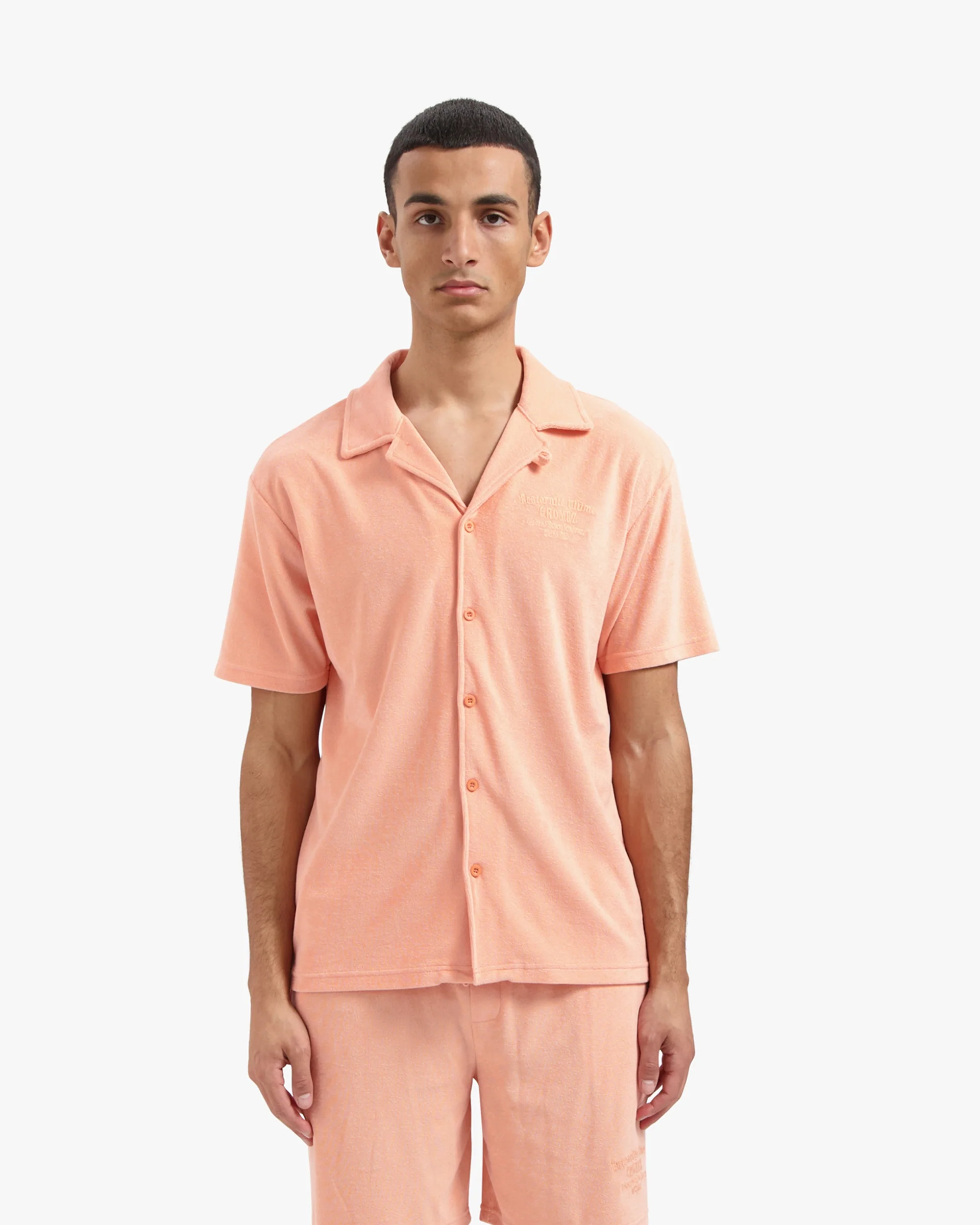 CROYEZ FRATERNITÉ TOWELLING SHIRT | PEACH - Image 3