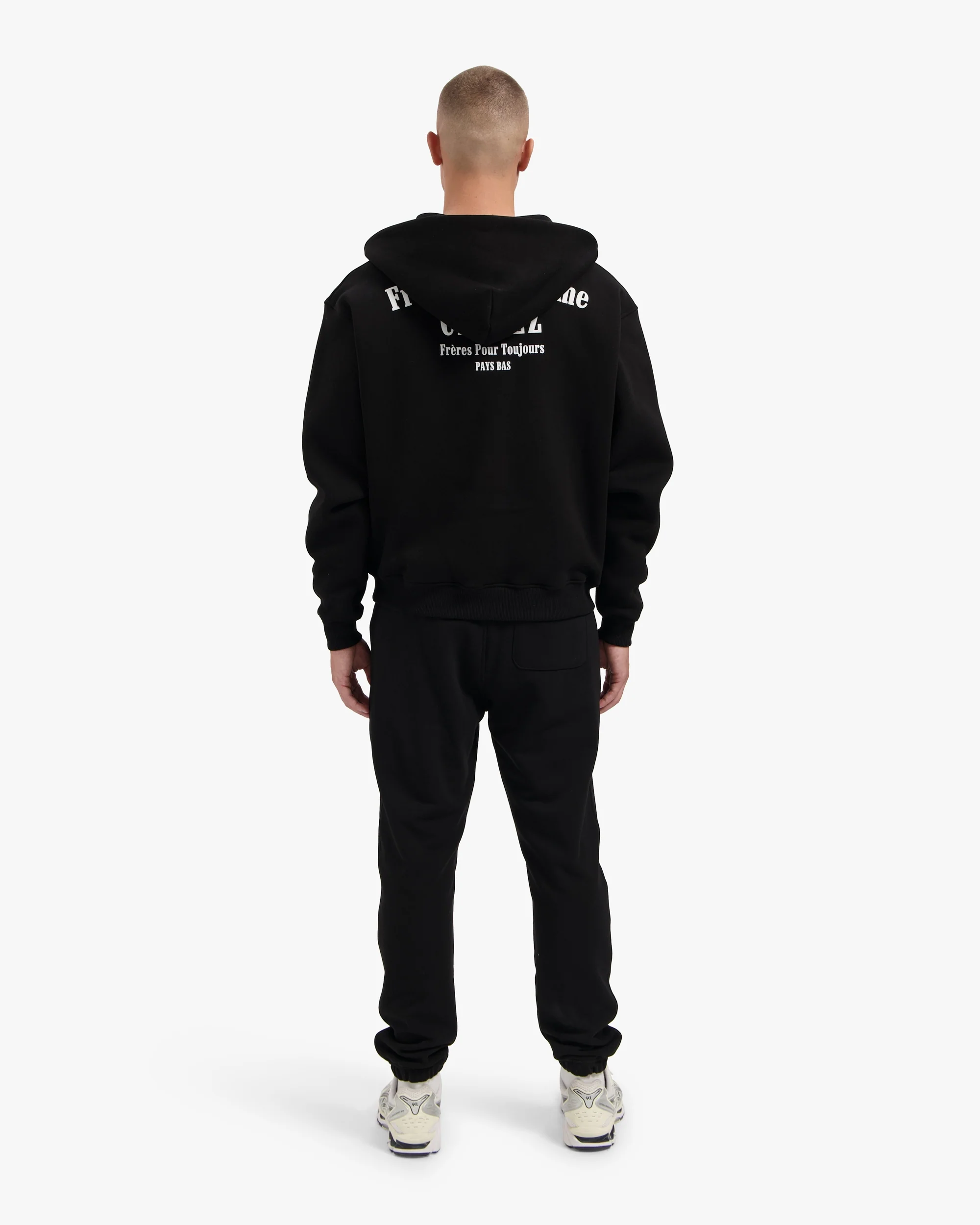 CROYEZ FRATERNITÉ ZIP-HOODIE | BLACK - Image 7