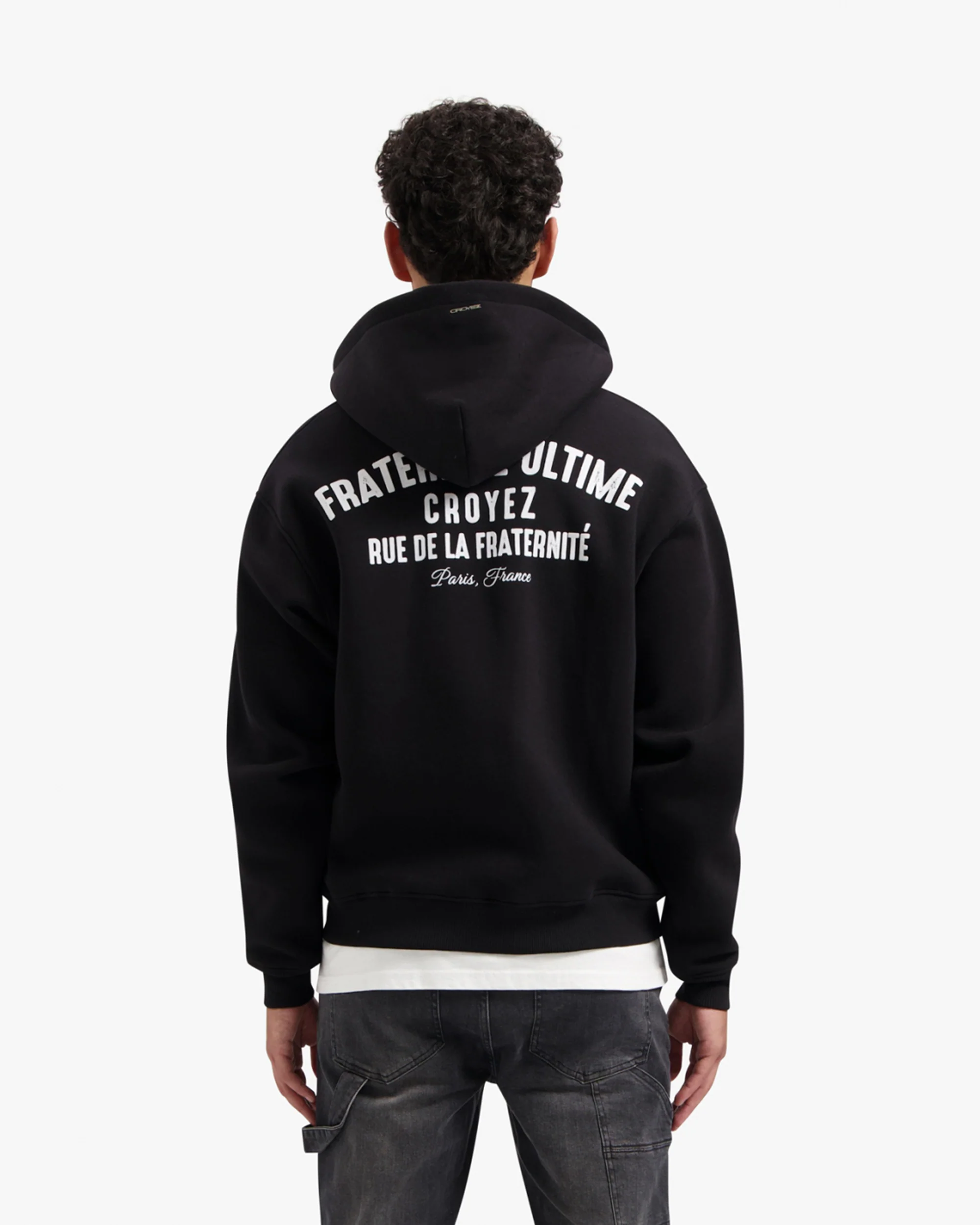 Croyez Fraternité Zip-Hoodie | Black - Image 4