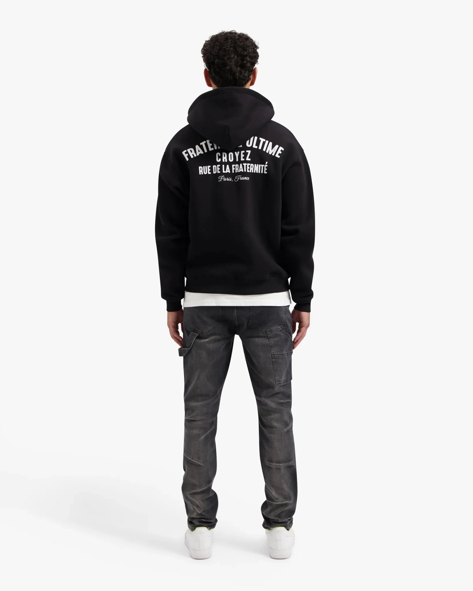 Croyez Fraternité Zip-Hoodie | Black - Image 6